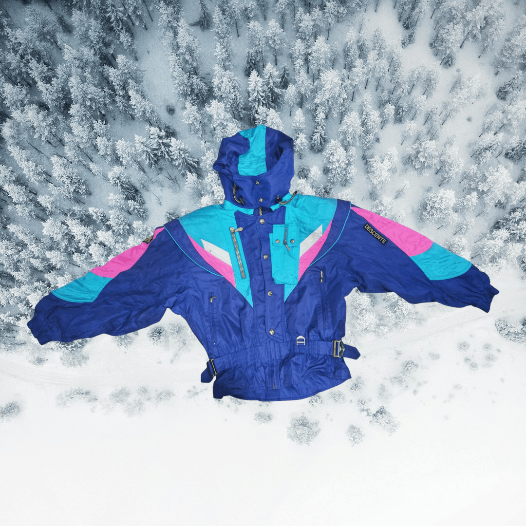Descente Vintage DESCENTE Winter Ski Coat Size US L / EU 52-54 / 3 - 3 Thumbnail