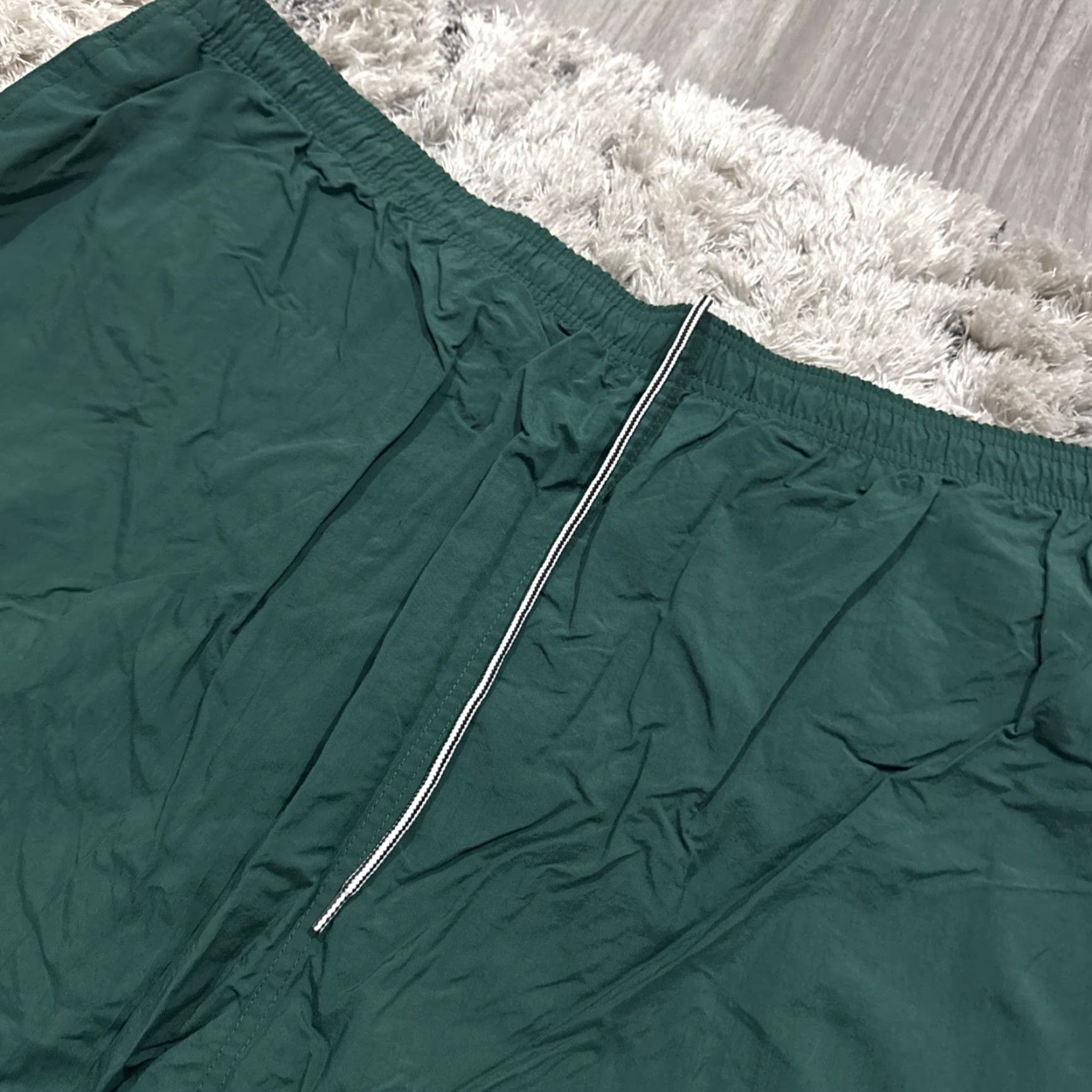 Vintage VINTAGE Wave Zone Green Men’s Swim Bottom Shorts 3X 90s Big & Tall Summer Mens Size US 39 - 2 Thumbnail