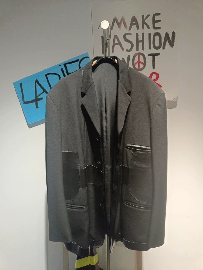 Yohji Yamamoto Yohji Yamamoto main line leather jacket-2505 Size US M / EU 48-50 / 2 - 1 Thumbnail