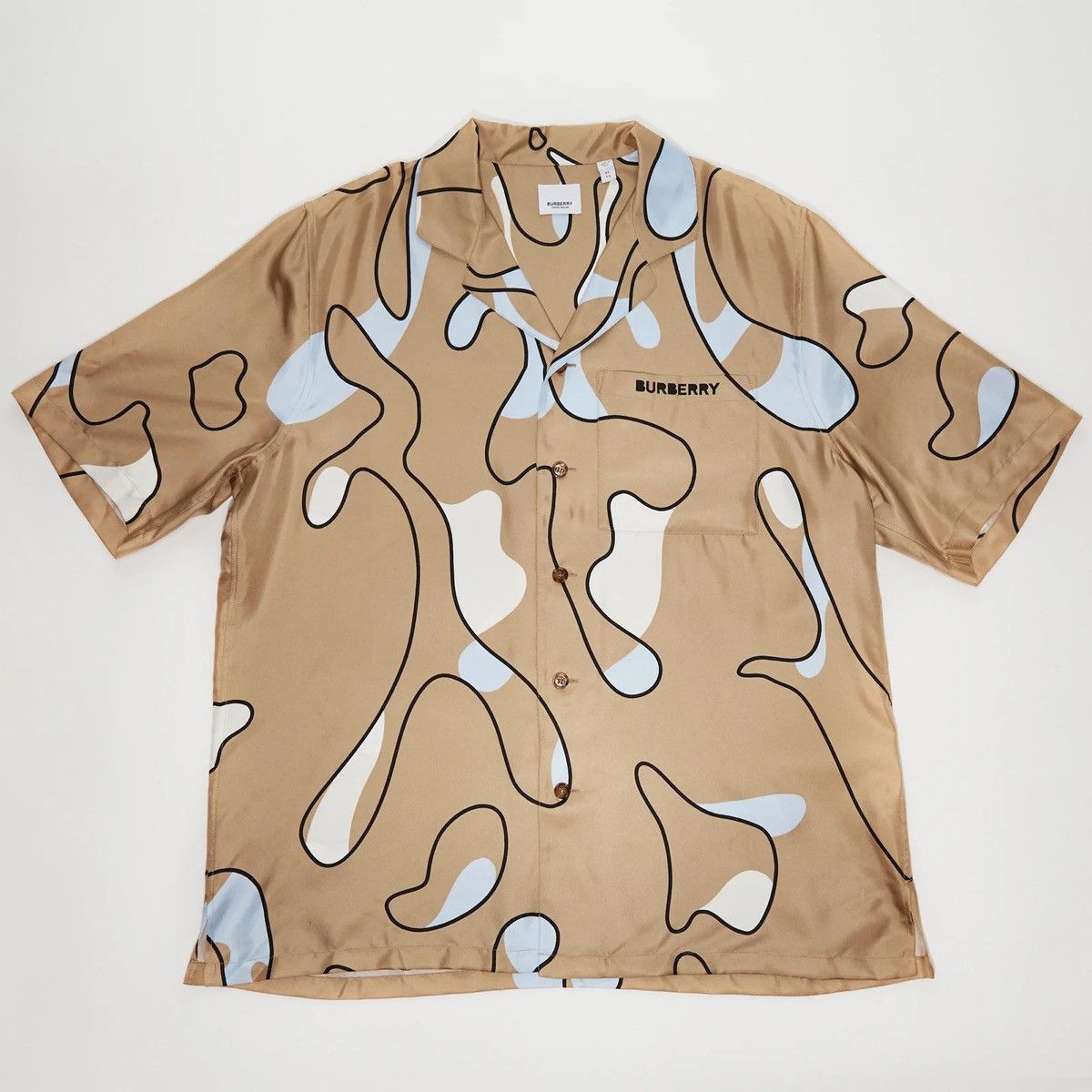 Burberry BURBERRY RAINCAPSULE PRESTON WOOD SHORT SLEEVE SHIRT Size US XL / EU 56 / 4 - 1 Thumbnail