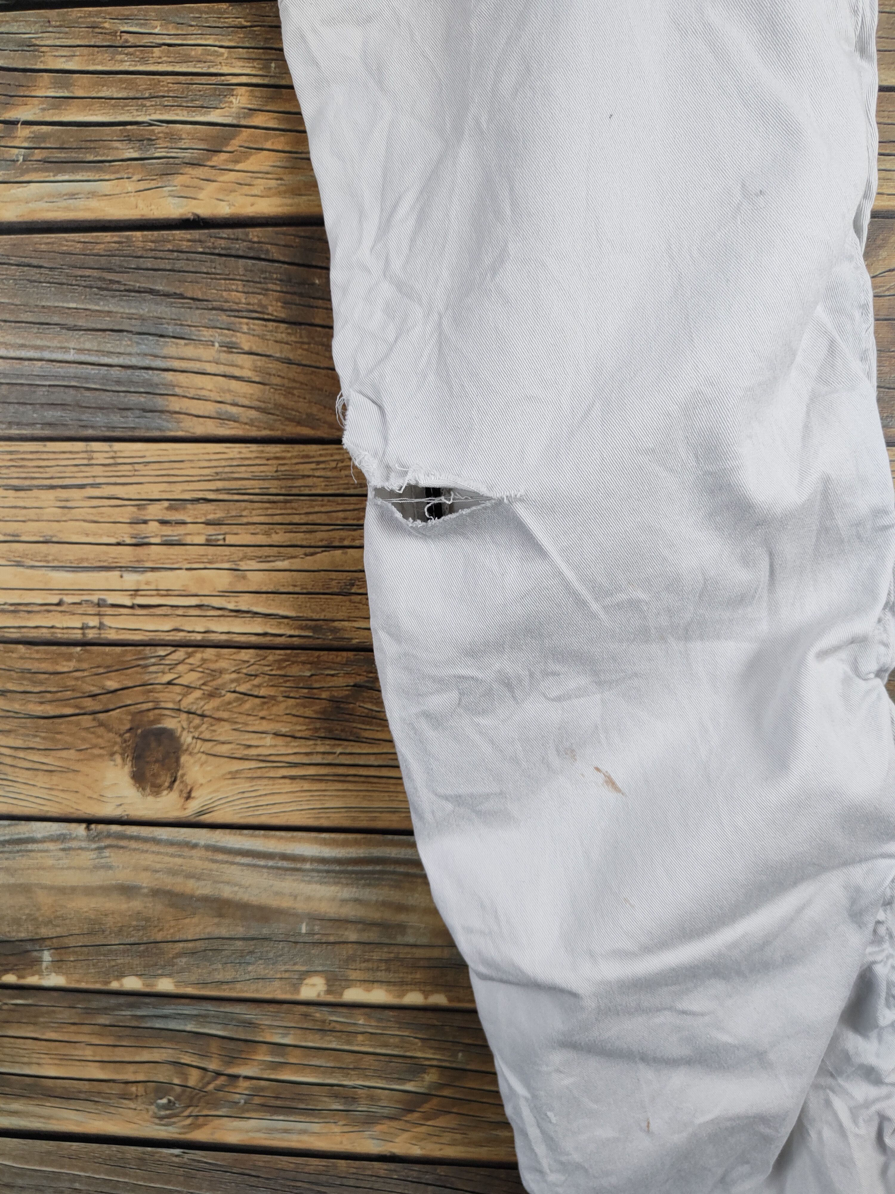 semanticdesign Semantic Design White Multipocket Cargo Pants #W2201 Size US 32 / EU 48 - 7 Thumbnail