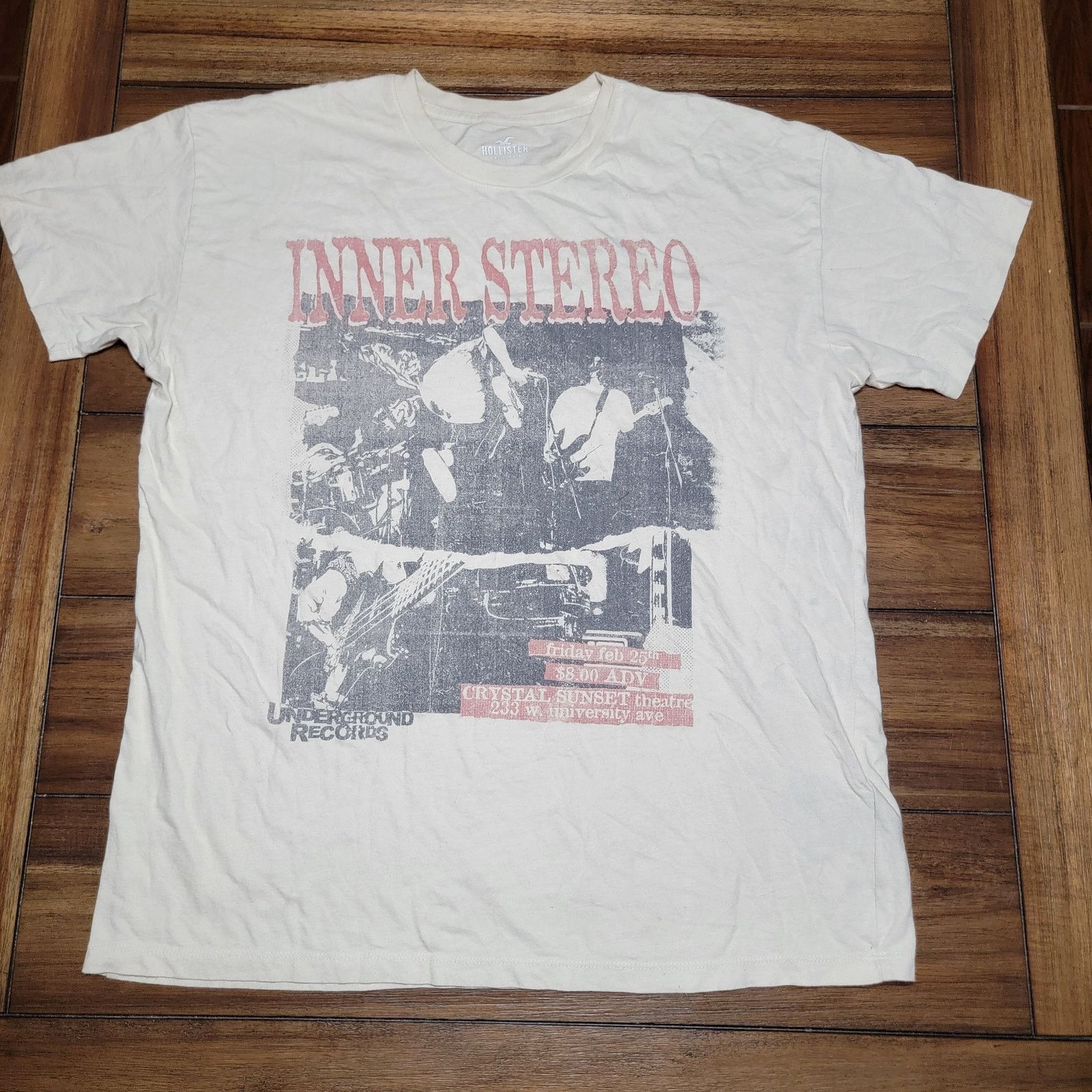 Hollister Hollister Unisex Tee "Inner Stereo Underground" - Medium Size US M / EU 48-50 / 2 - 1 Thumbnail