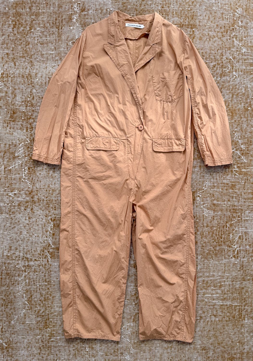 Vintage Zuczug Overall Cotton Beige 165 Size 30" / US 8 / IT 44 - 1 Thumbnail