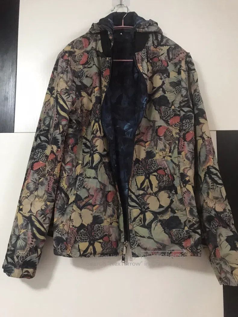 Valentino Valentino Butterfly print reversible jacket trench coat ja Size US L / EU 52-54 / 3 - 1 Thumbnail