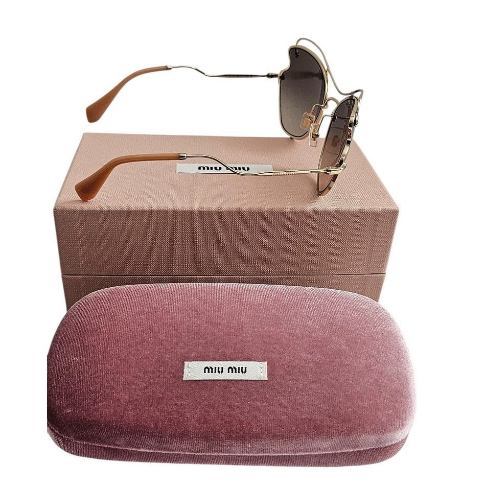 Miu Miu Miu Miu butterfly-style women's sunglasses Size ONE SIZE - 5 Thumbnail