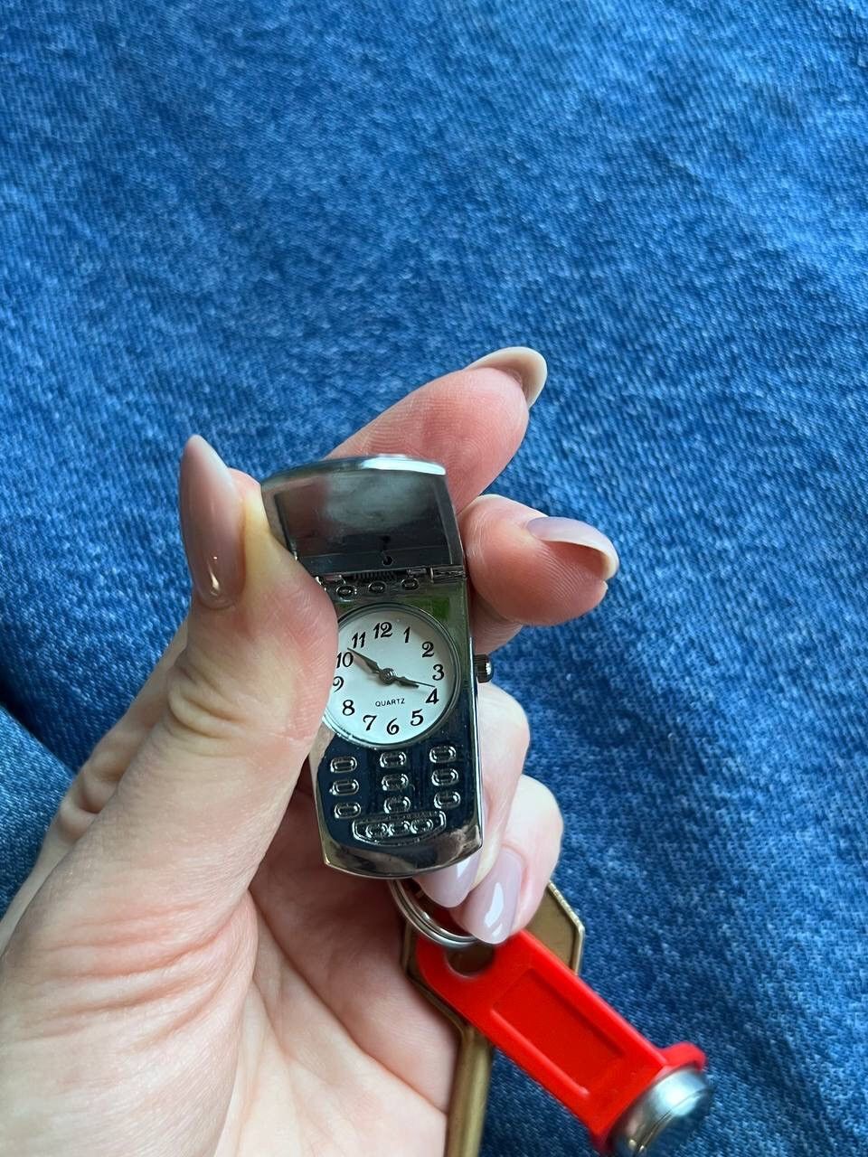 Japanese Brand × Vintage Vintage 📱 Phone Flower Japanese style futuristic Steel Watch Size ONE SIZE - 3 Thumbnail