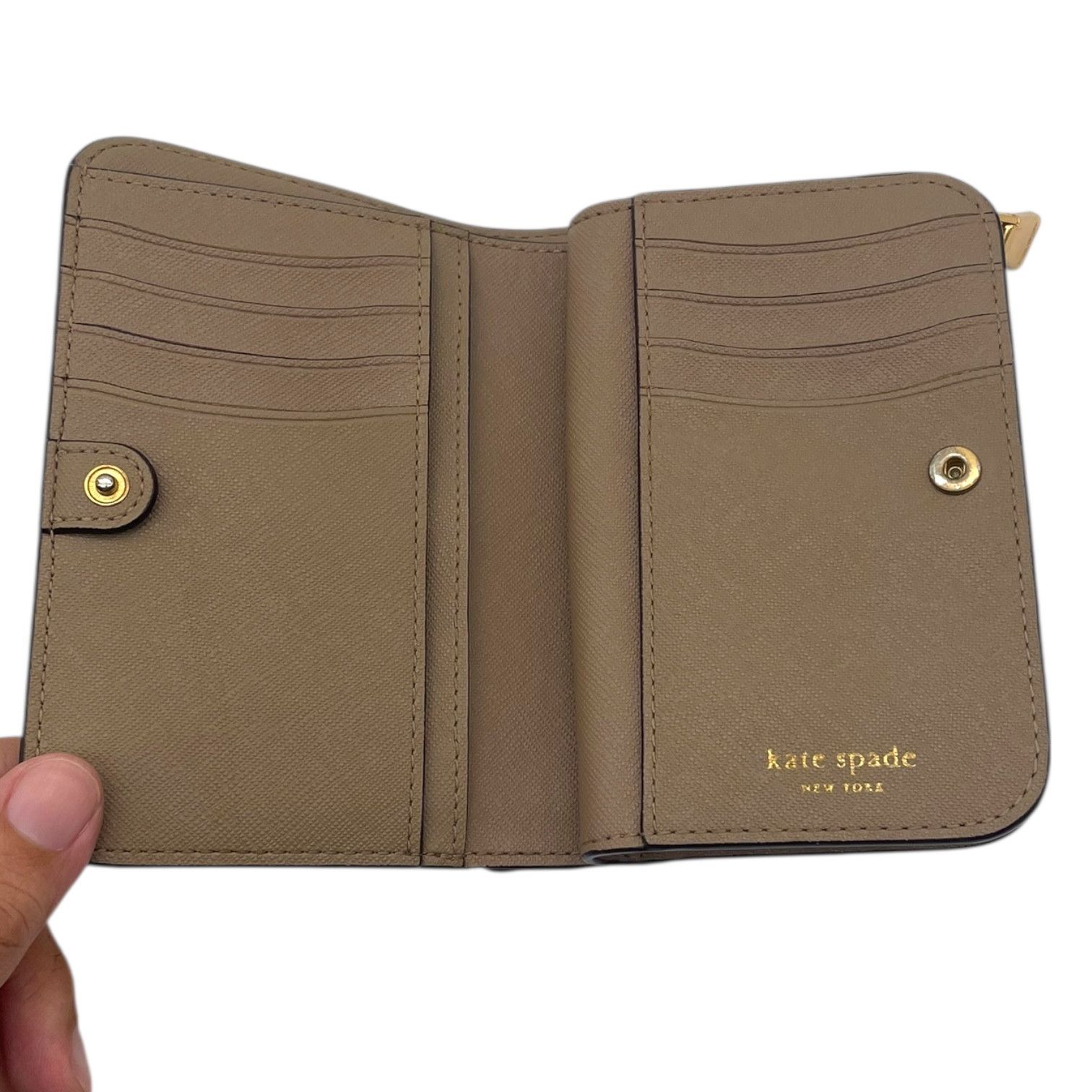 Kate Spade Kate Spade New York Wallet Floral Pattern Compact Zip Size ONE SIZE - 4 Thumbnail