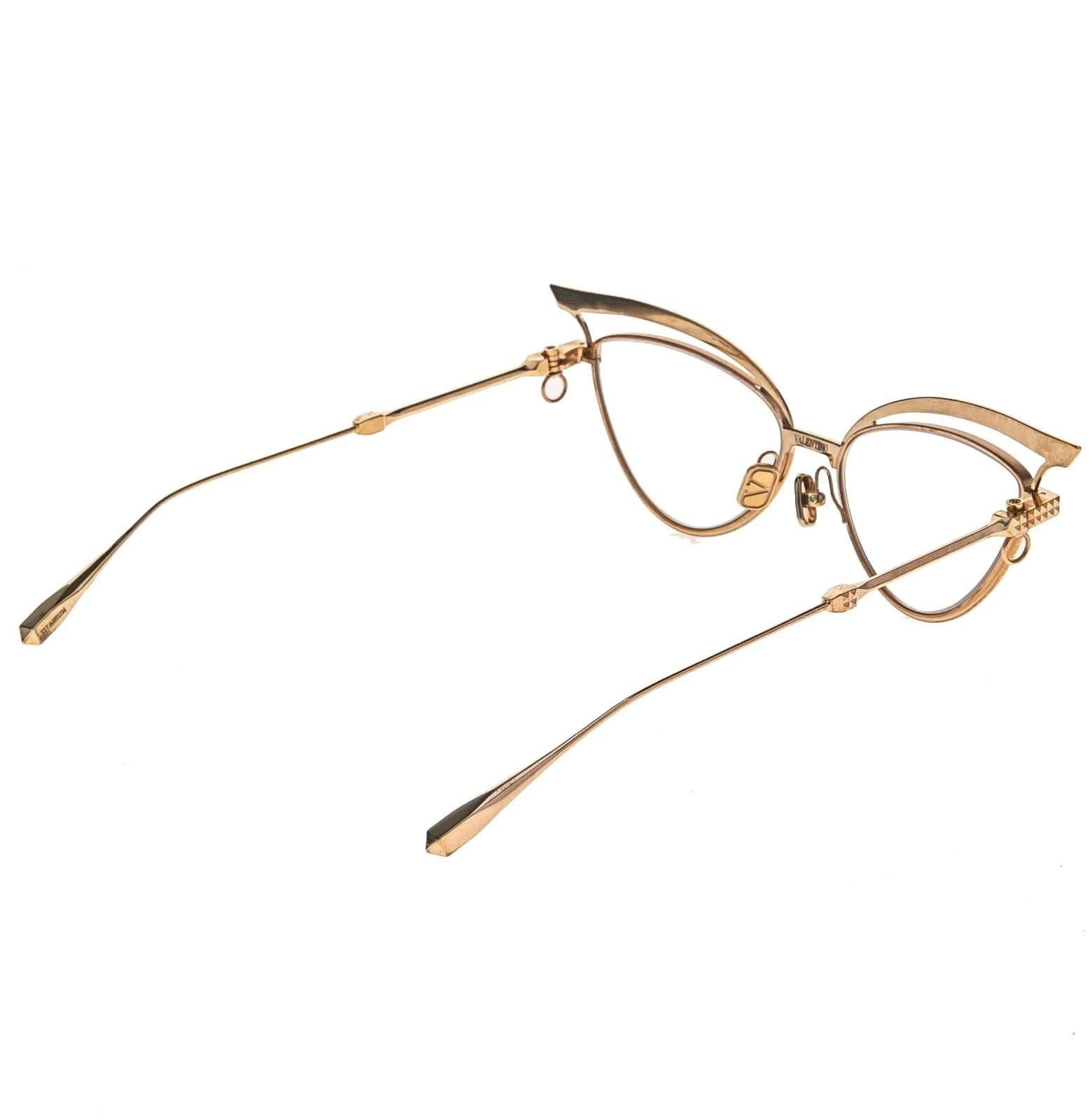 Valentino VALENTINO V-GLASSLINER VLX118 Gold Chain Pink VLX 118F Size ONE SIZE - 10 Thumbnail