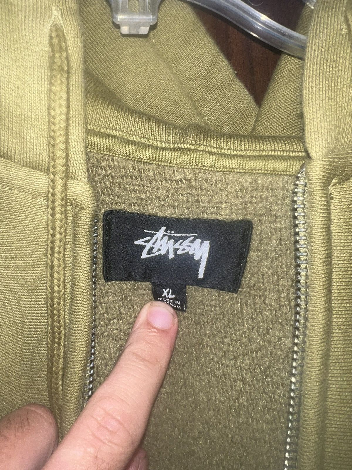 Stussy Stussy Men’s Outline Zip Hoodie Size US XL / EU 56 / 4 - 4 Thumbnail