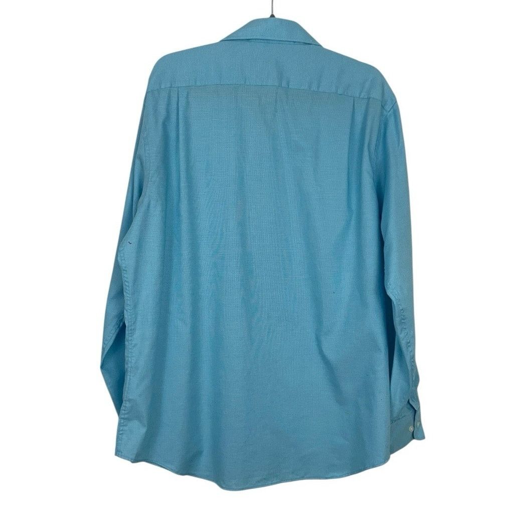 Tommy Hilfiger Tommy Hilfiger Mens Blue Long Sleeve Button Down Size US L / EU 52-54 / 3 - 4 Thumbnail