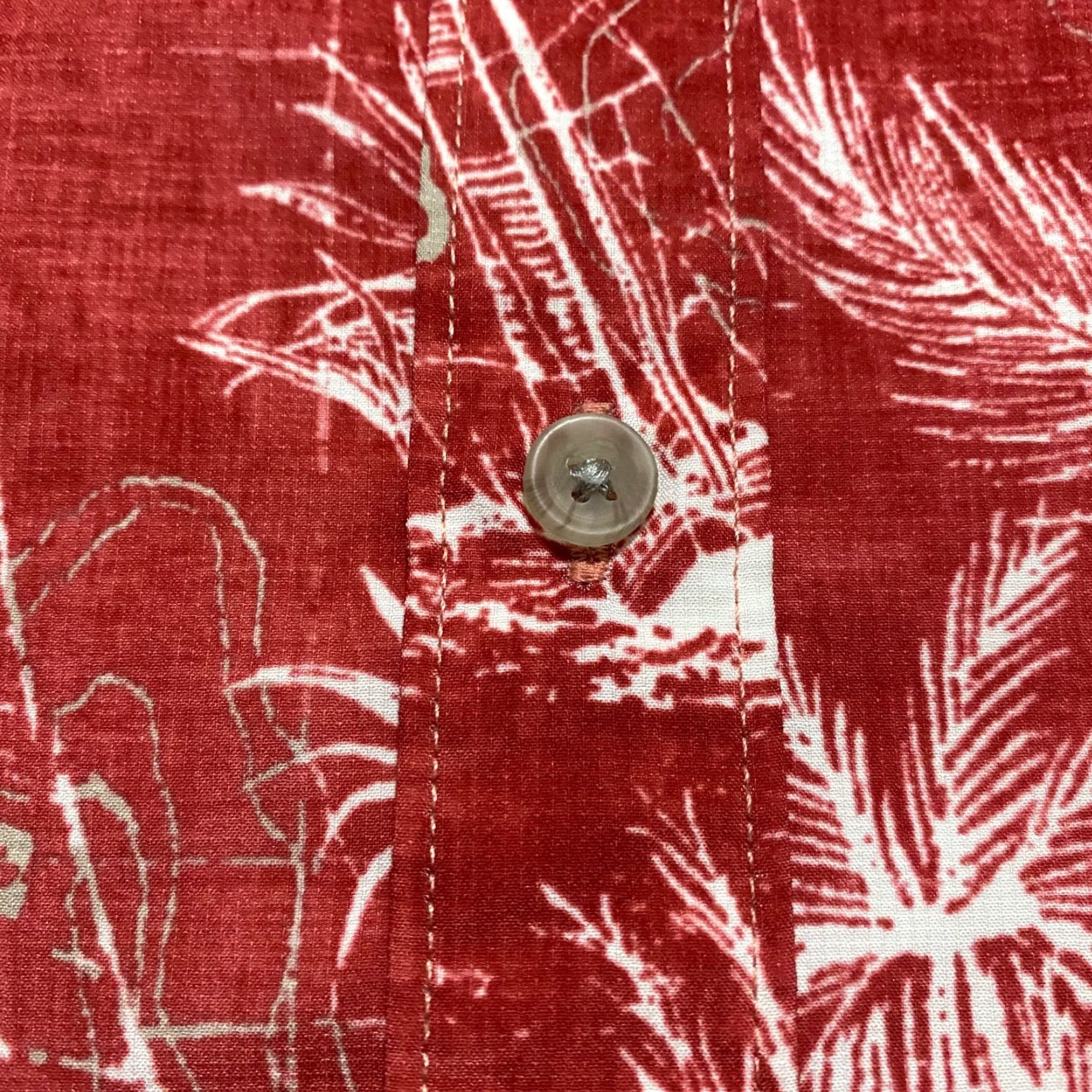 Chaps Chaps Ralph Lauren Shirt Button-Up Floral Red XL Mens Shirt Button-Down Casual Cotton Blend Polyester Size US XL / EU 56 / 4 - 4 Thumbnail