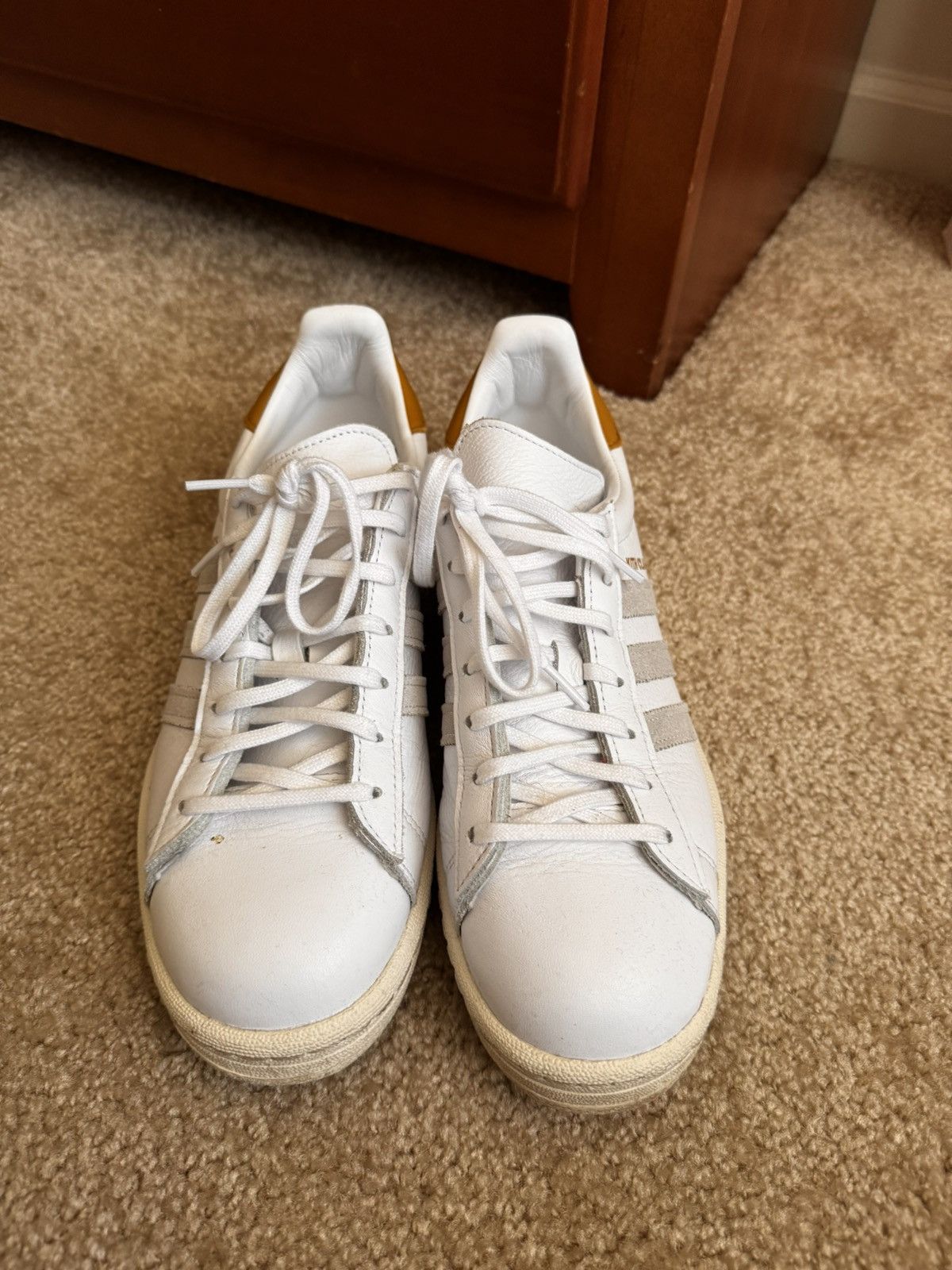 Adidas × Kith Kith Adidas campus white mango Size US 9 / EU 42 - 3 Thumbnail