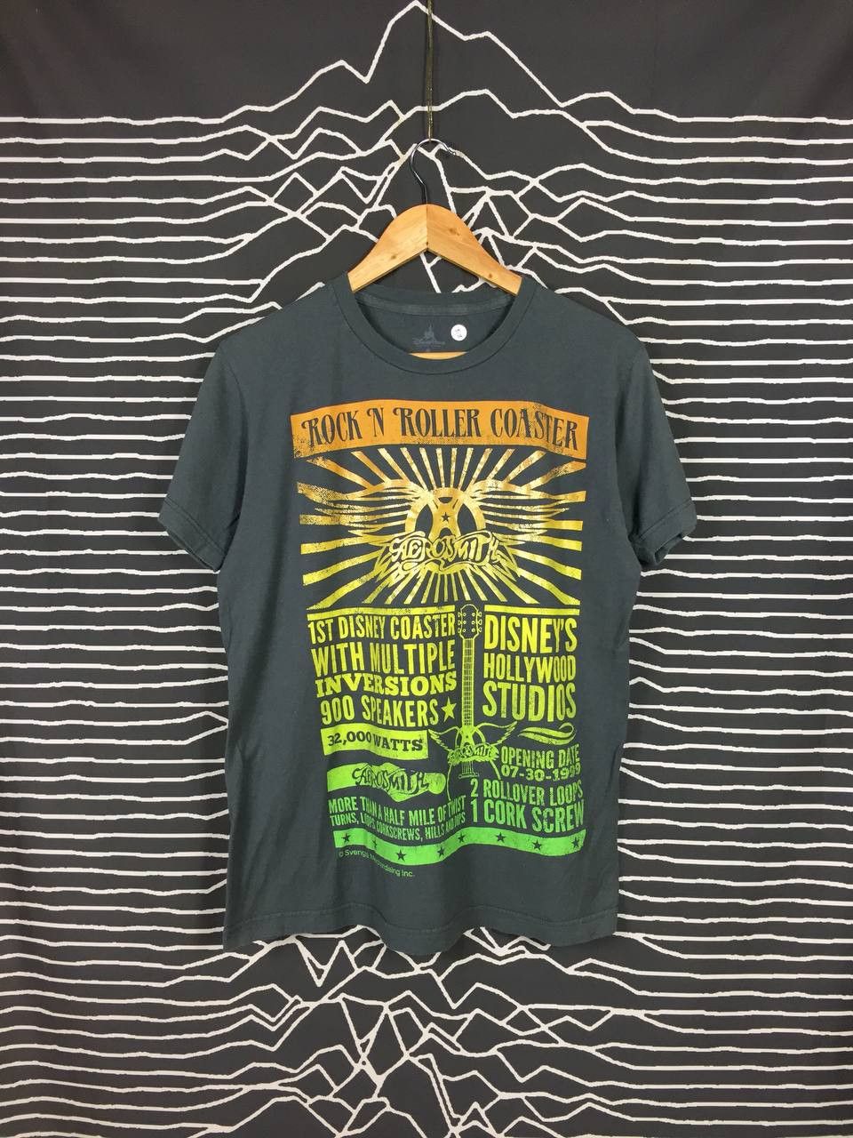 Aerosmith × Disney × Vintage Disney Parks Aerosmith Rock N Roller Coaster Promo Tee Size US M / EU 48-50 / 2 - 1 Thumbnail
