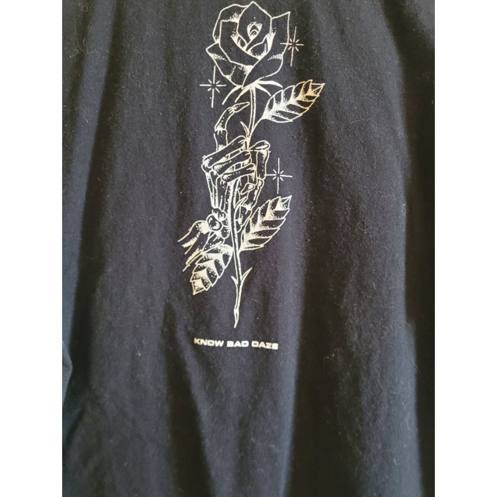 Know Wave Know Bad Daze Skeleton Rose Graphic Tee XL Size US XL / EU 56 / 4 - 5 Thumbnail