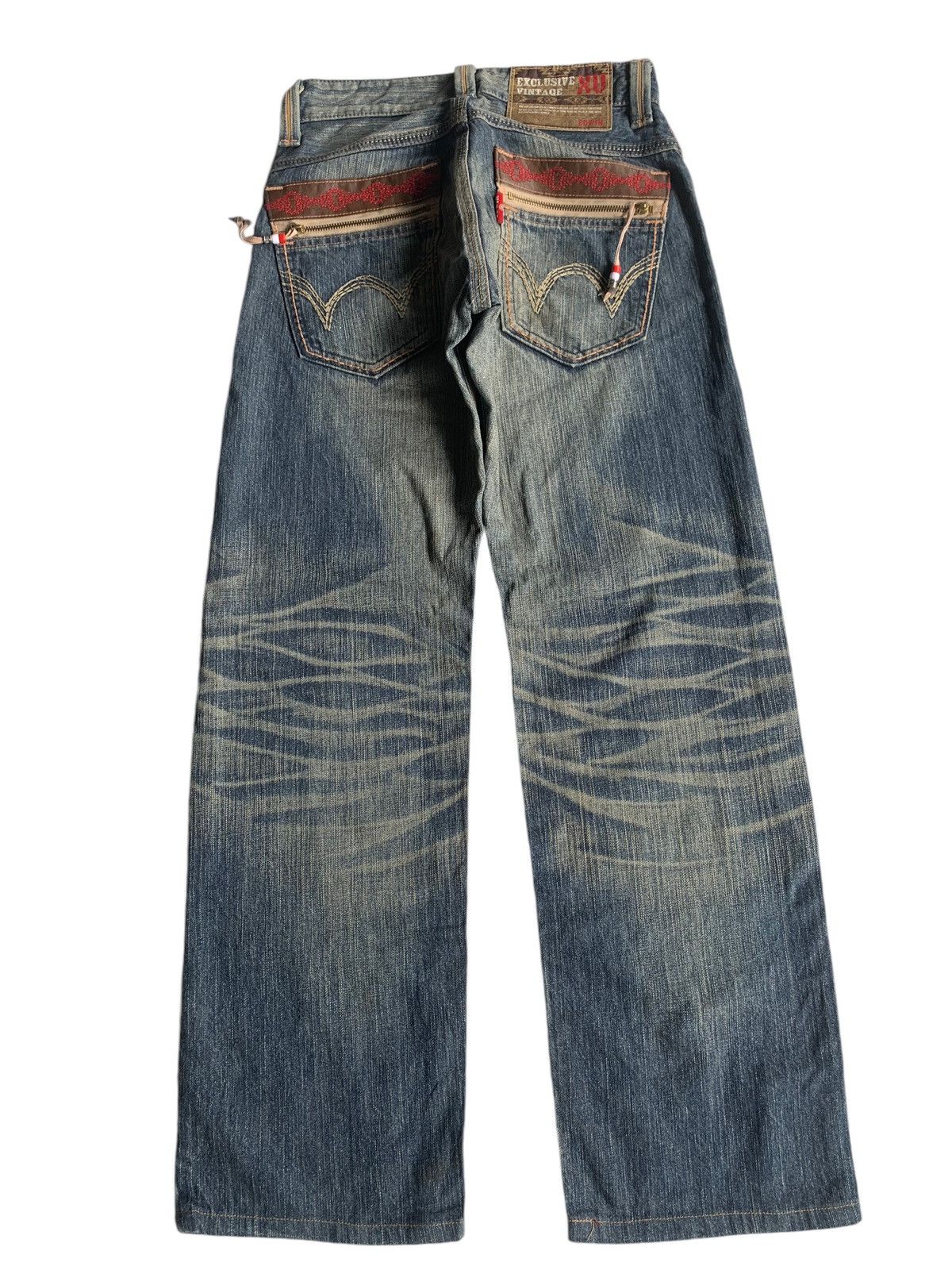 EDWIN XV MUDMAX HIPPIES STYLE FADED & RUSTY DISTRESSED DENIM