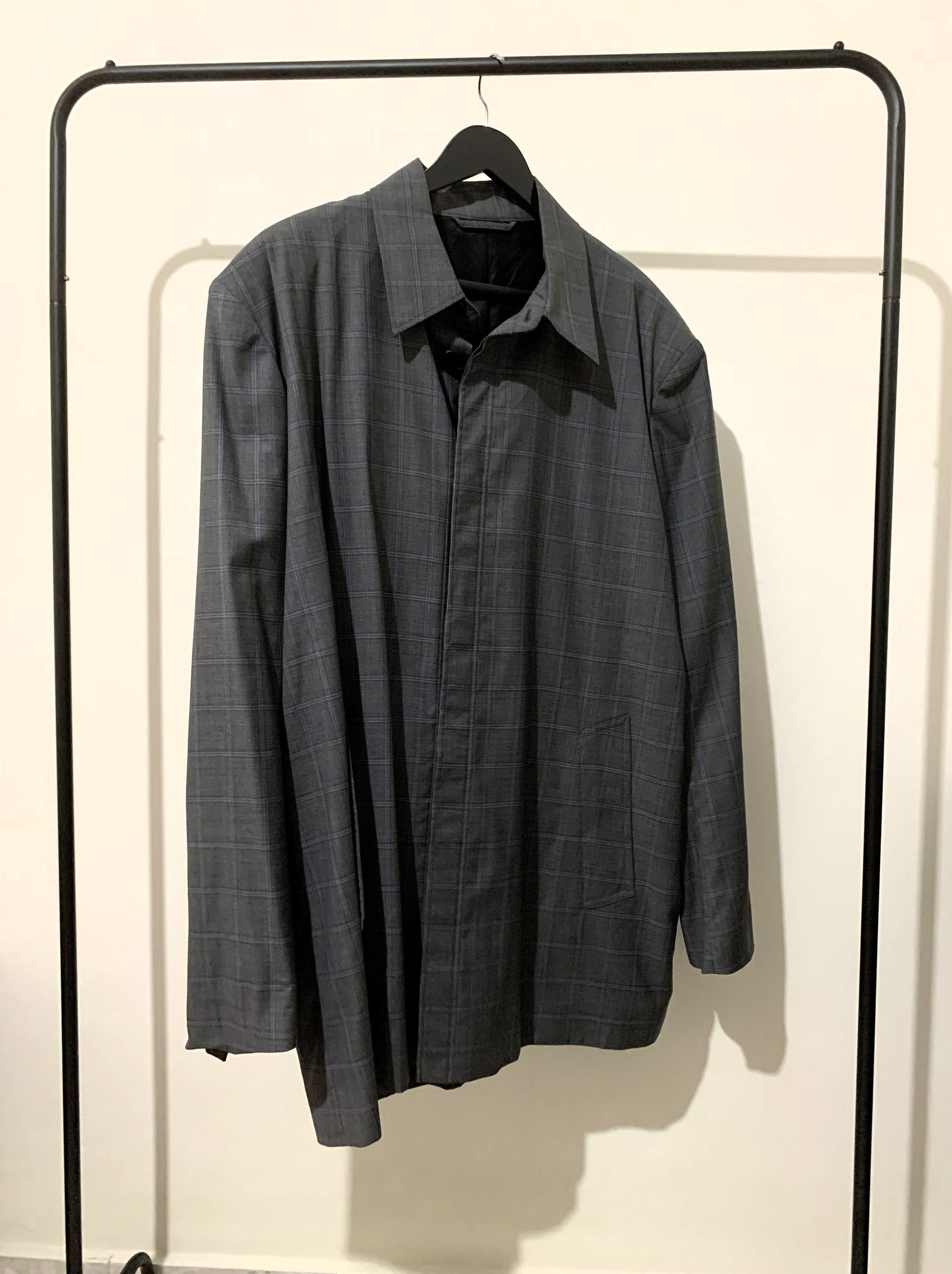 Balenciaga Check Tailored Jacket Size US M / EU 48-50 / 2 - 2 Thumbnail