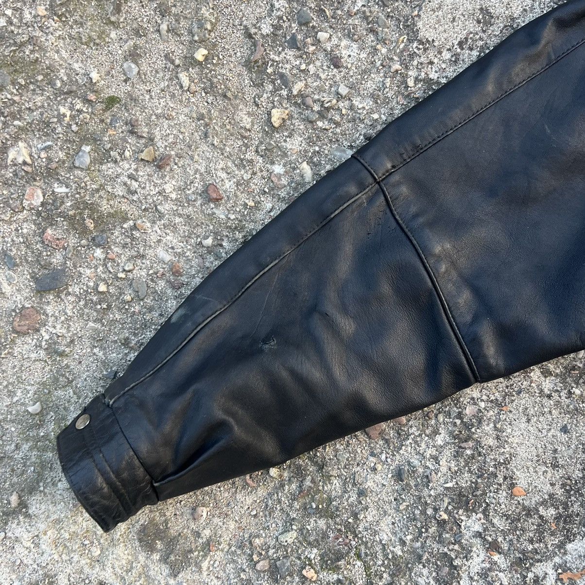 Leather × Vintage Vintage Genuine Real Leather Jacket High Quality Rock Punk Size US M / EU 48-50 / 2 - 4 Thumbnail