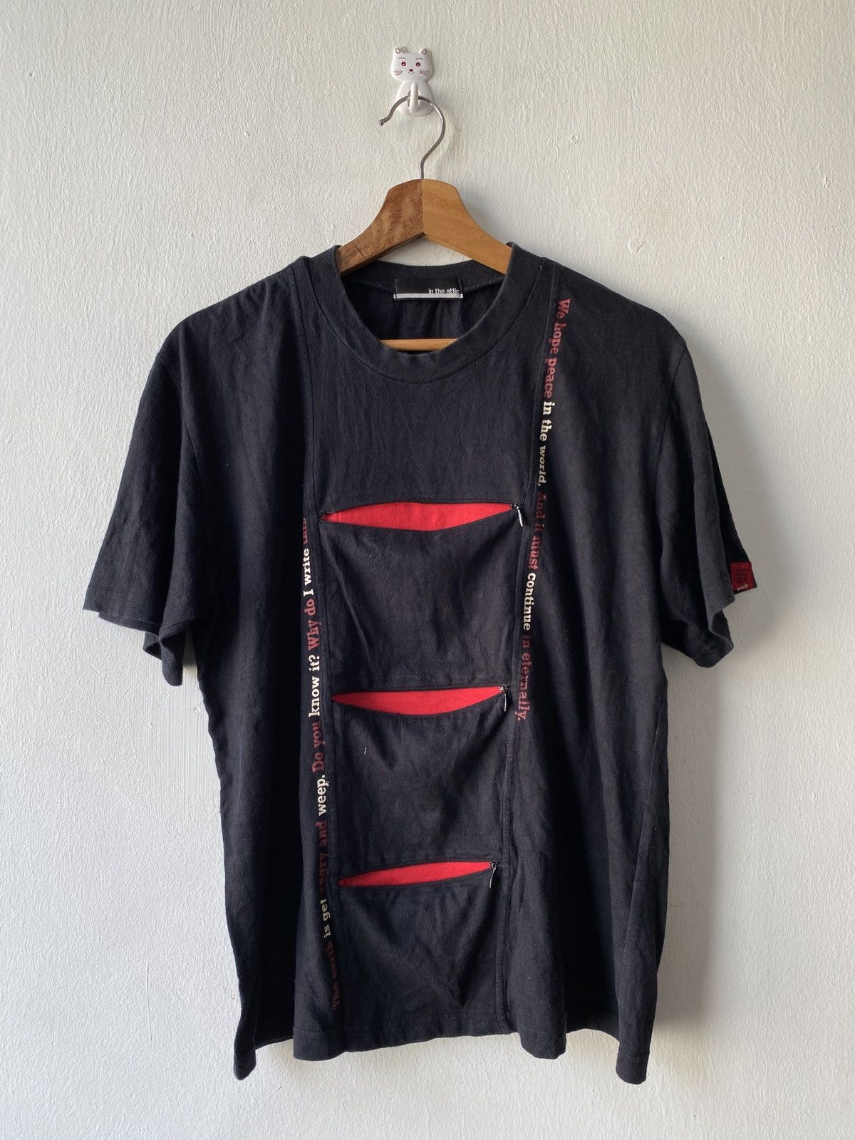 In The Attic × Japanese Brand × Seditionaries In The Attic Multipocket Bondage T Shirt Size US M / EU 48-50 / 2 - 3 Thumbnail