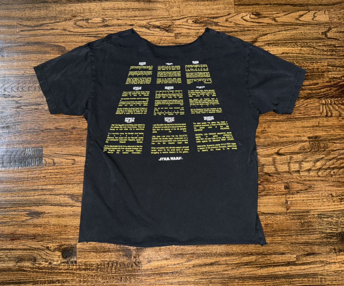 Kith × Star Wars Kith Star Wars Credits Vintage Tee Black Size Medium Cropped Size US M / EU 48-50 / 2 - 2 Thumbnail