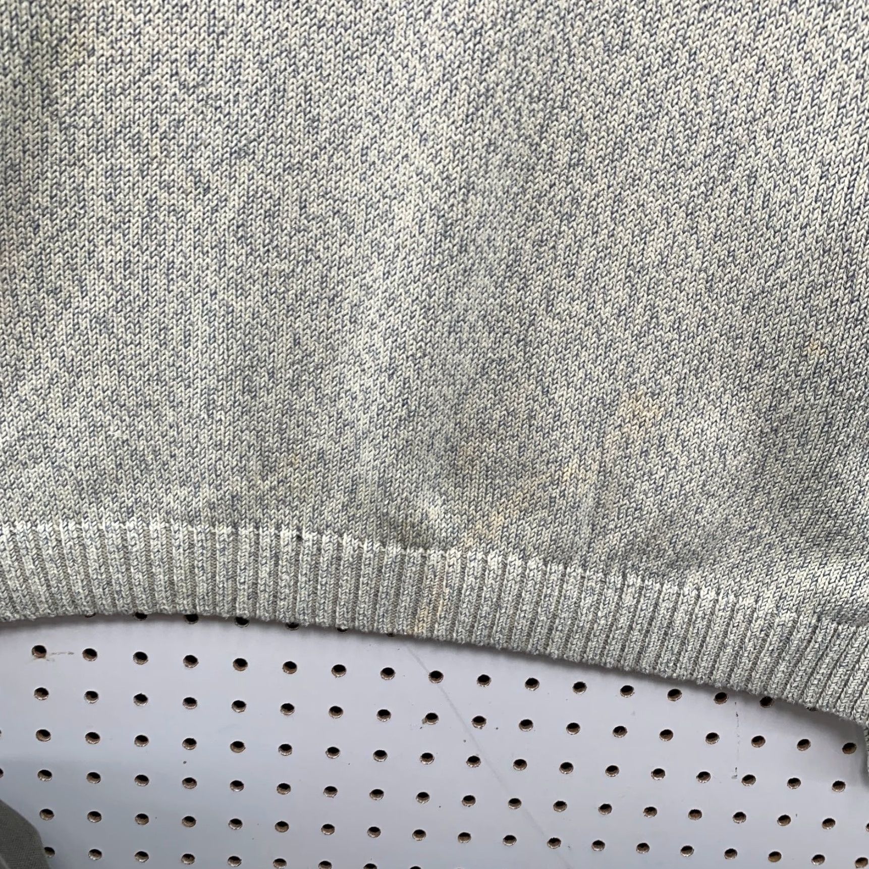 Eddie Bauer Eddie Bauer Sweater Mens 2XL Gray Striped 1/4 Zip Mock Neck 100% Cotton Pullover Size US XXL / EU 58 / 5 - 6 Thumbnail