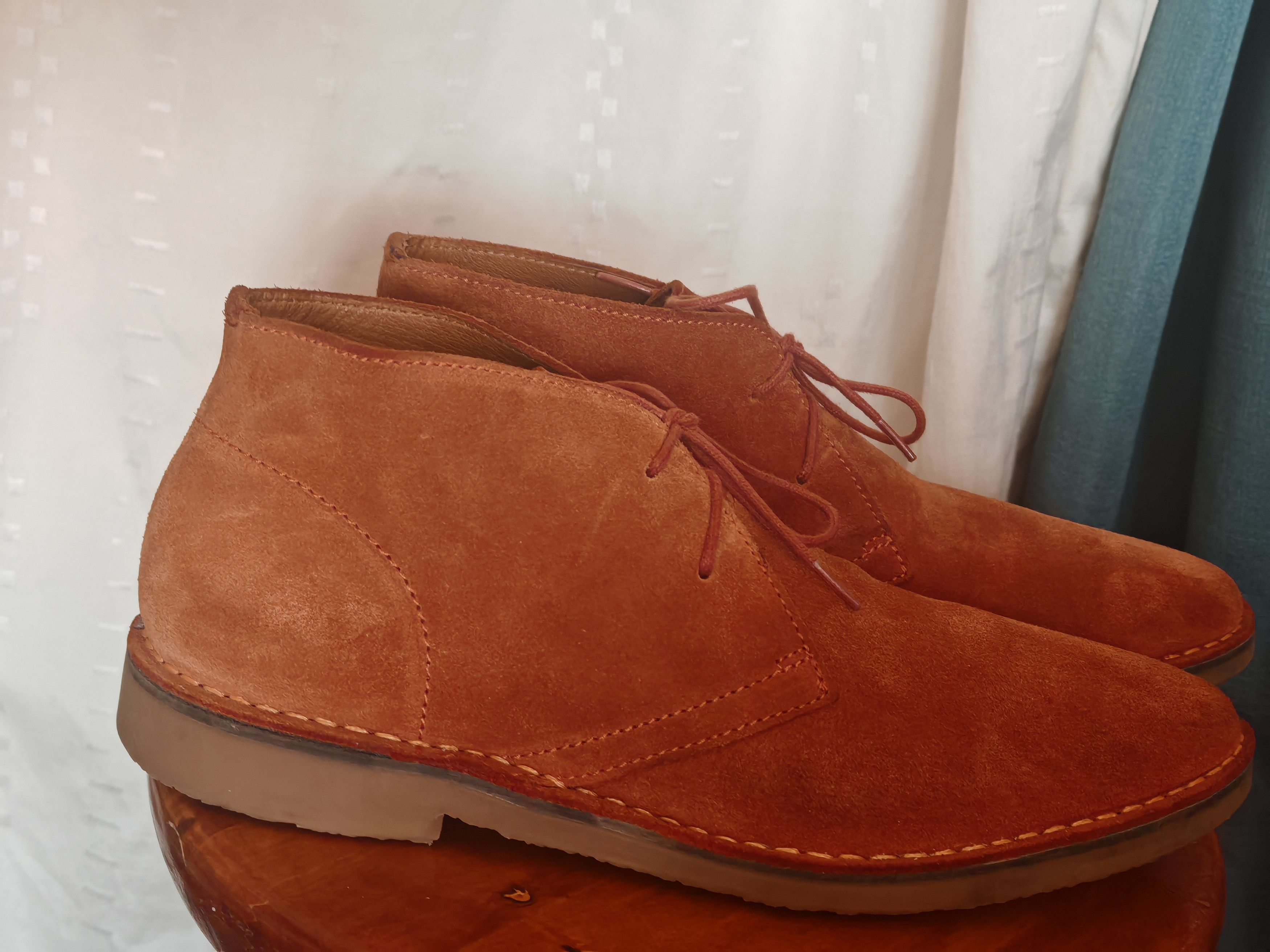 Vintage Vintage Fiat Rat Real Suede Dessert Boots Tobacco sz 44 Size US 11 / EU 44 - 6 Thumbnail
