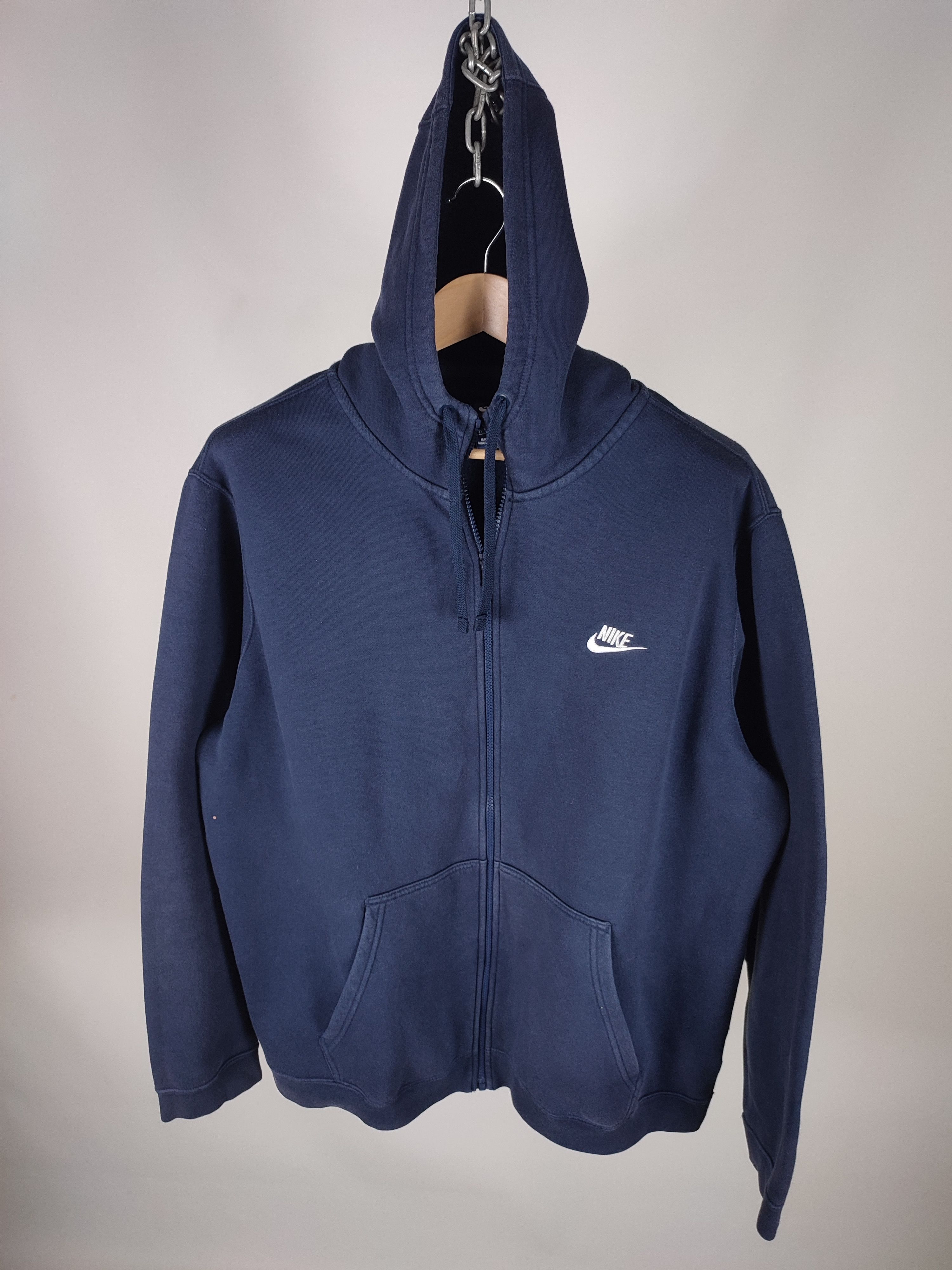 Nike Nike Navy Blue Faded Hoodie Size US XXL / EU 58 / 5 - 5 Thumbnail