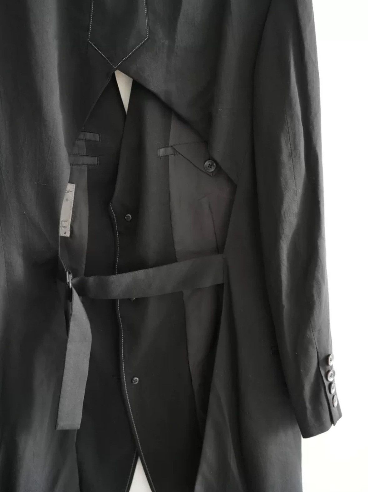 Yohji Yamamoto Yohji Yamamoto 19ss Back Hollow Thread Long Suit Size US M / EU 48-50 / 2 - 4 Thumbnail