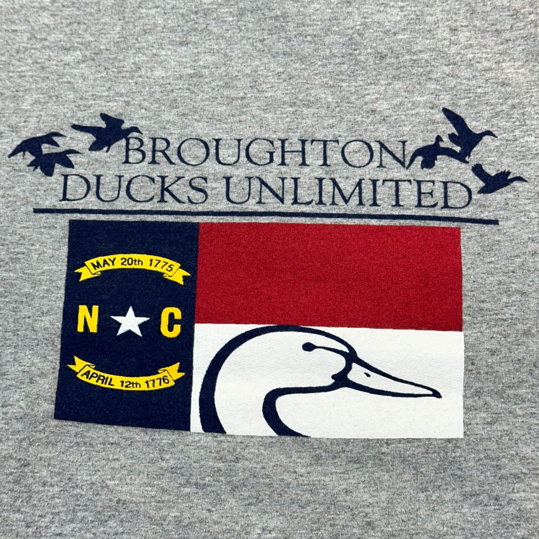 Port & Company Ducks Unlimited Hoodie Women's Small Gray North Carolina Pullover Hunting Size S / US 4 / IT 40 - 7 Thumbnail