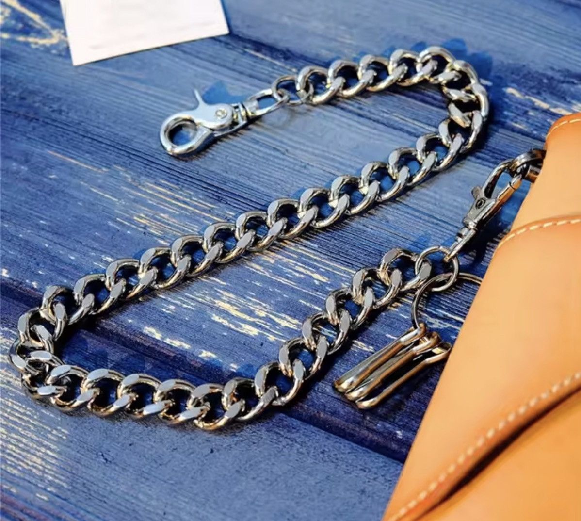 Jewelry Cuban Link Wallet Chain Size ONE SIZE - 4 Thumbnail