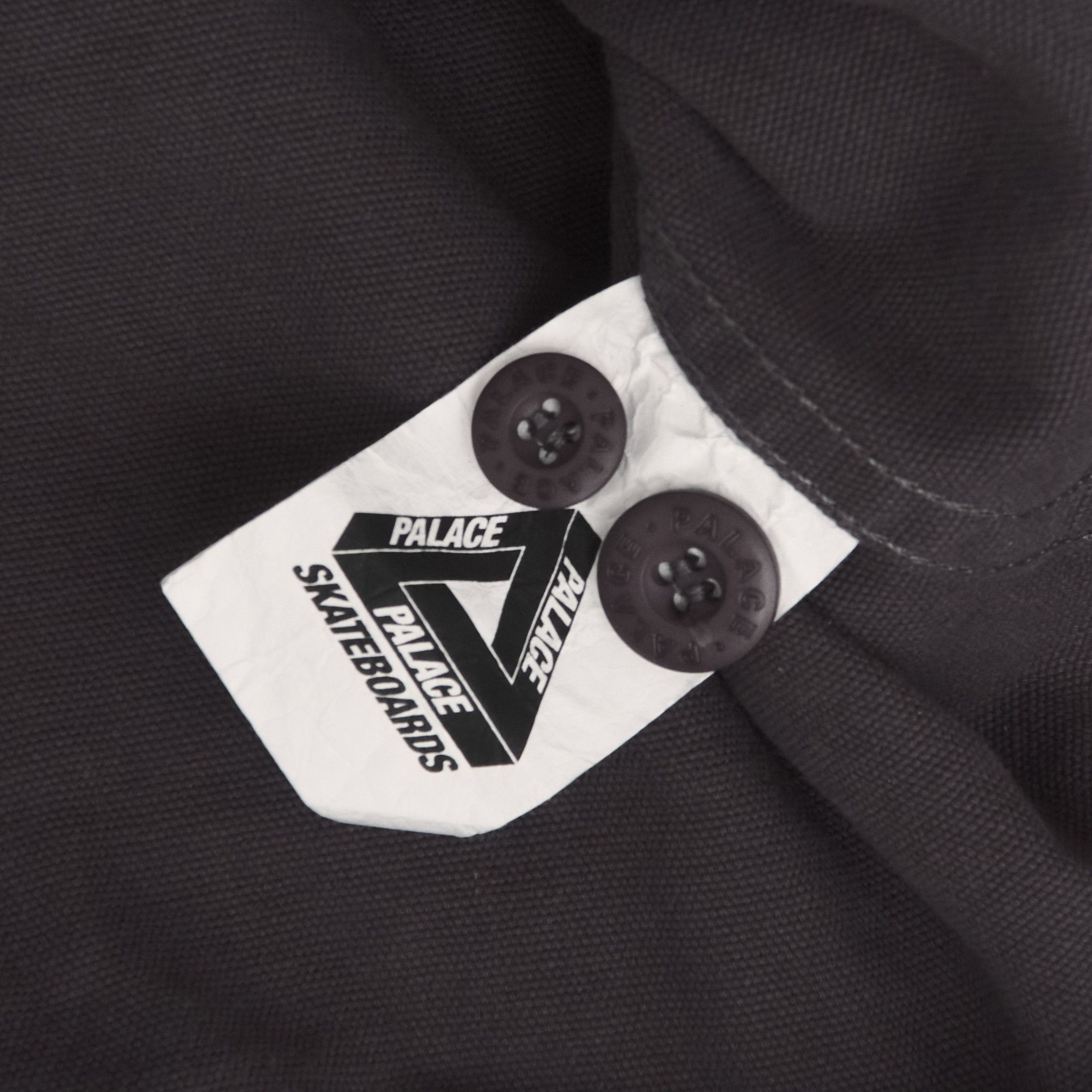 Palace PALACE CANVAS SHIRT WASHED GRAY JACKET Size US XL / EU 56 / 4 - 4 Thumbnail