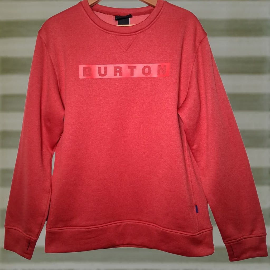 Burton VINTAGE Burton Snowboards Sweatshirt Small Salmon Pullover Snowboarding Snowboarder Logo Size US S / EU 44-46 / 1 - 1 Thumbnail