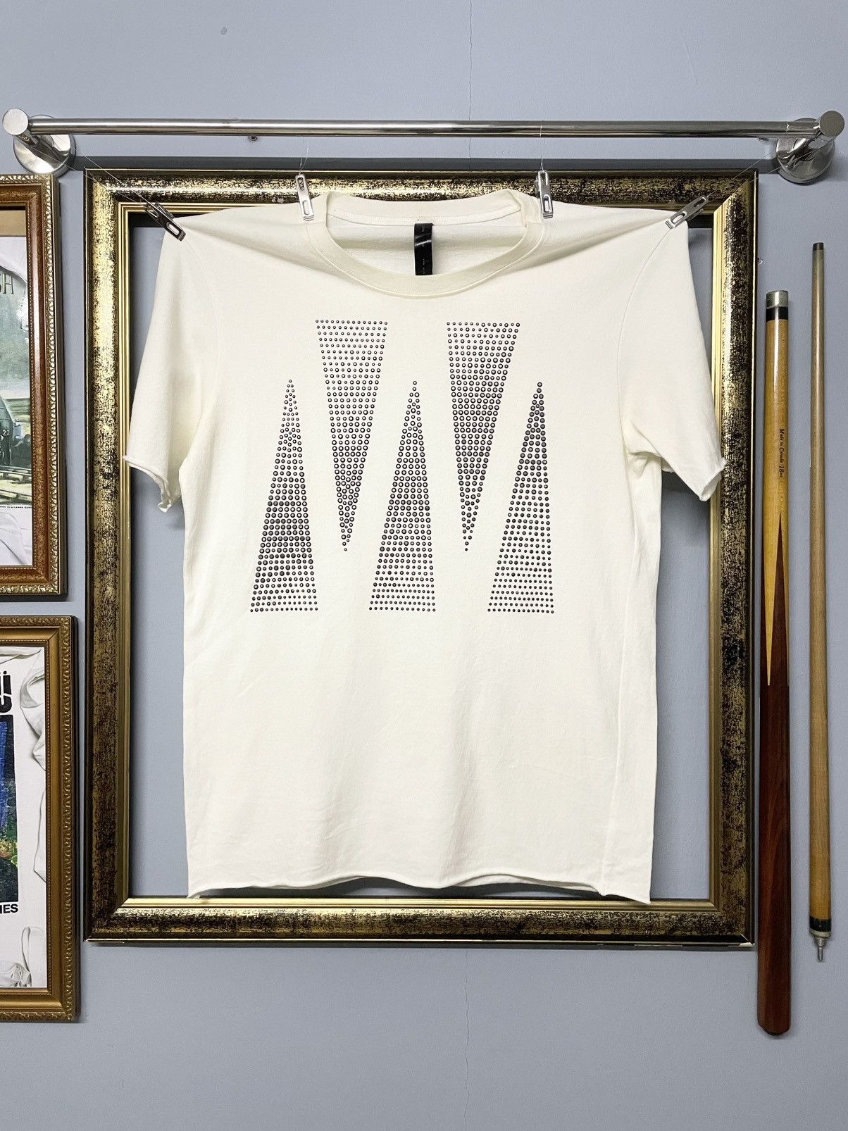 wjk Vintage Japan Designer WJK Punk Art Studded Avantgarde Tee Size US M / EU 48-50 / 2 - 1 Thumbnail