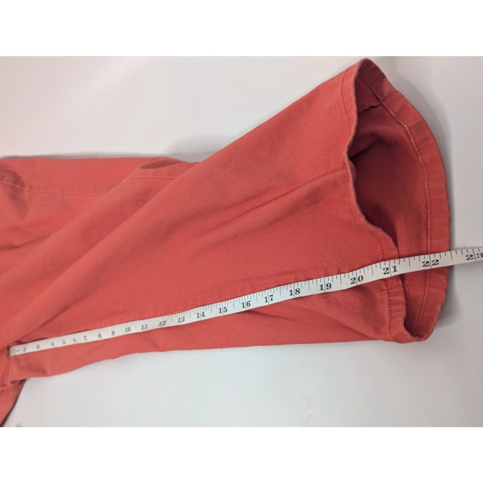 Coldwater Creek Coldwater Creek Jeans Capri Womens Size 16 Red Orange Denim High Rise Regular Fit 5-Pocket Design Womens Size 38" / US 16 / IT 52 - 3 Thumbnail