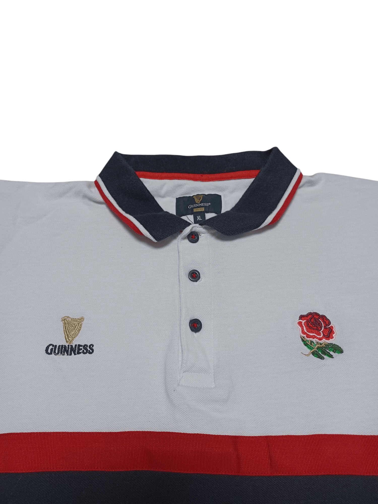 Cotton Traders GUINNESS ENGLAND RUGBY TEAM COTTON TRADERS POLO SHIRT Size US XL / EU 56 / 4 - 2 Thumbnail