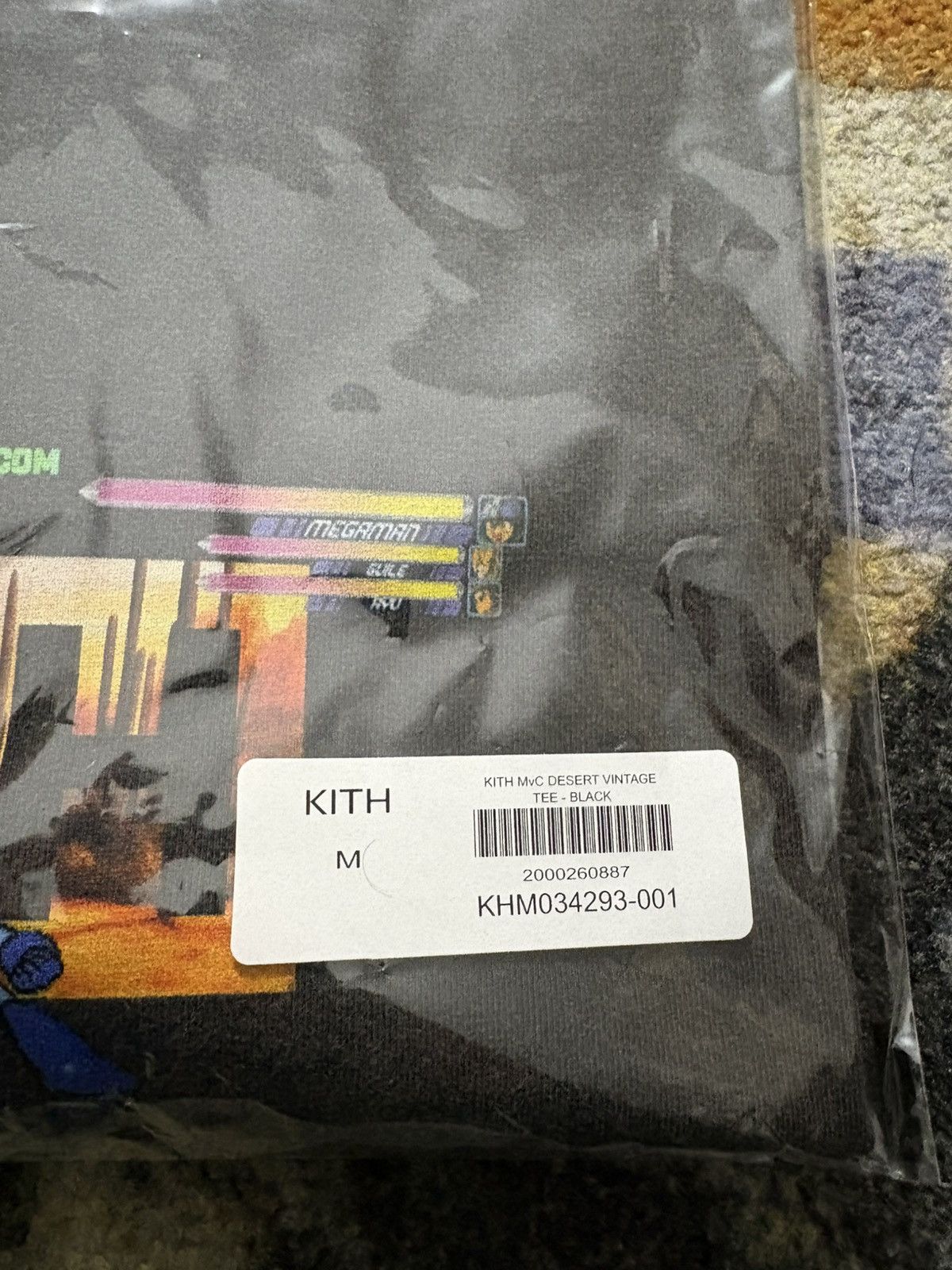 Kith × Marvel Comics KITH MvC DESERT VINTAGE TEE - BLACK Size US M / EU 48-50 / 2 - 5 Thumbnail