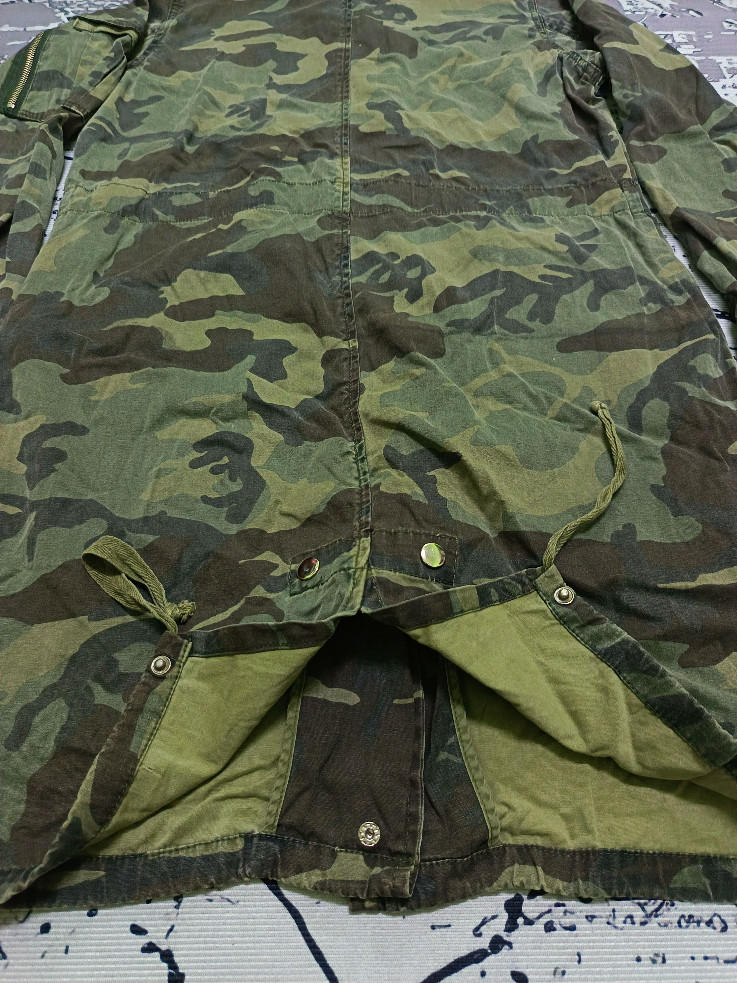 Stussy Vintage Stussy Camouflage Parkas Hoodie Jacket Size US S / EU 44-46 / 1 - 8 Thumbnail
