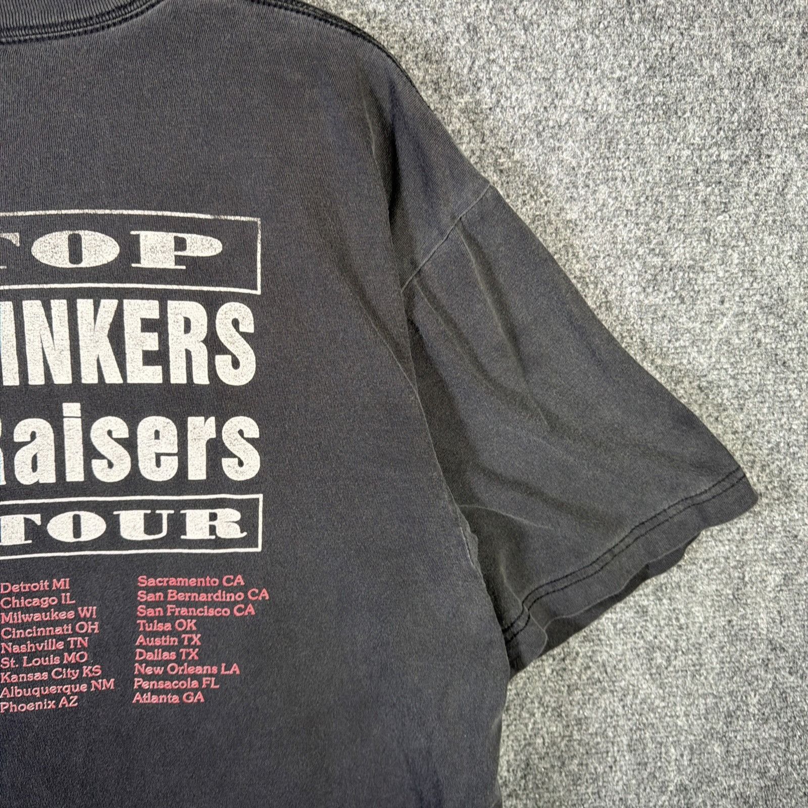 Band Tees Vintage ZZ Top Shirt XL Black 90s Faded Rock Band Tee Music Size US XL / EU 56 / 4 - 10 Thumbnail