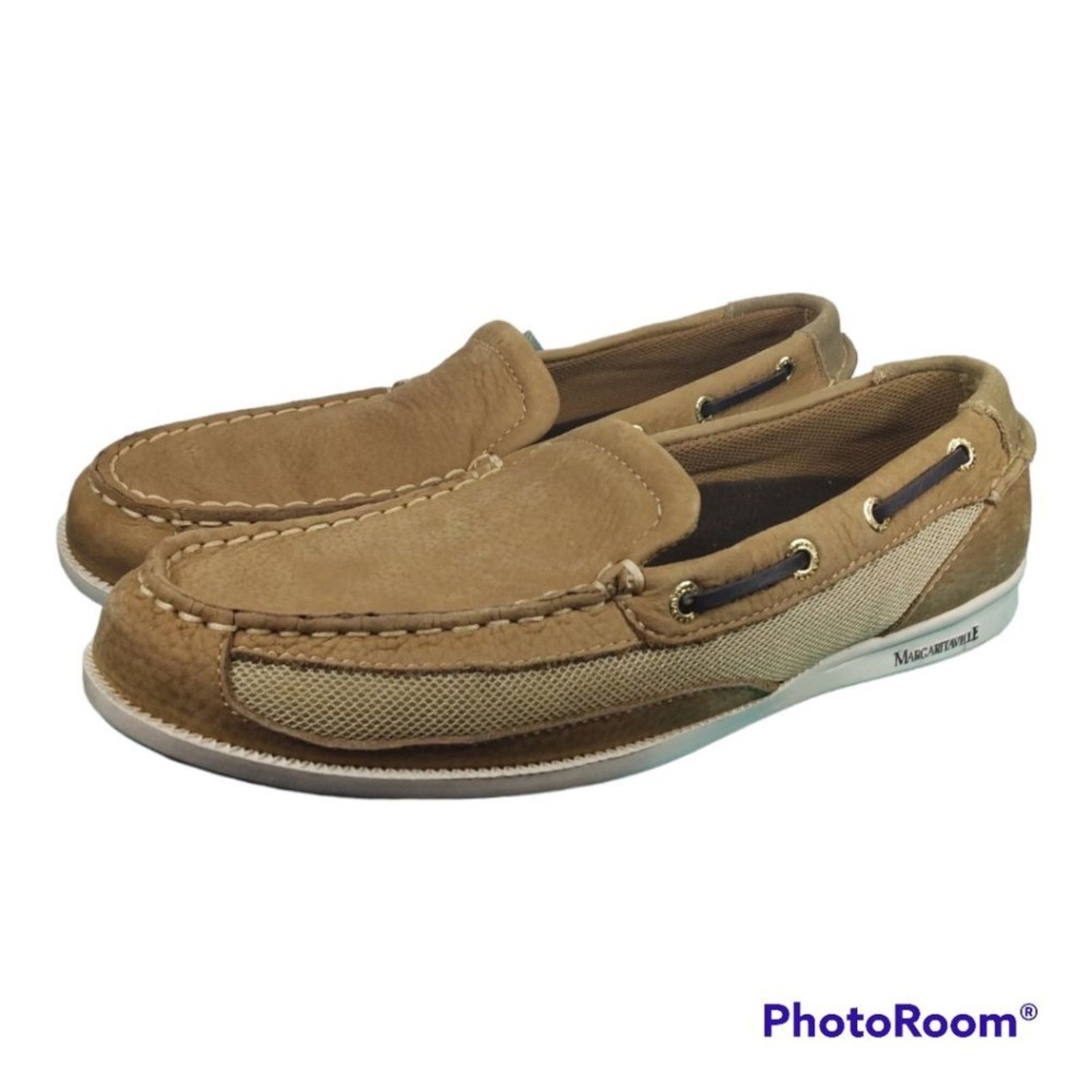 Other Margaritaville Cape Code Slip On Boat Shoes Tan Womens 9.5 Size US 9.5 / IT 39.5 - 1 Thumbnail
