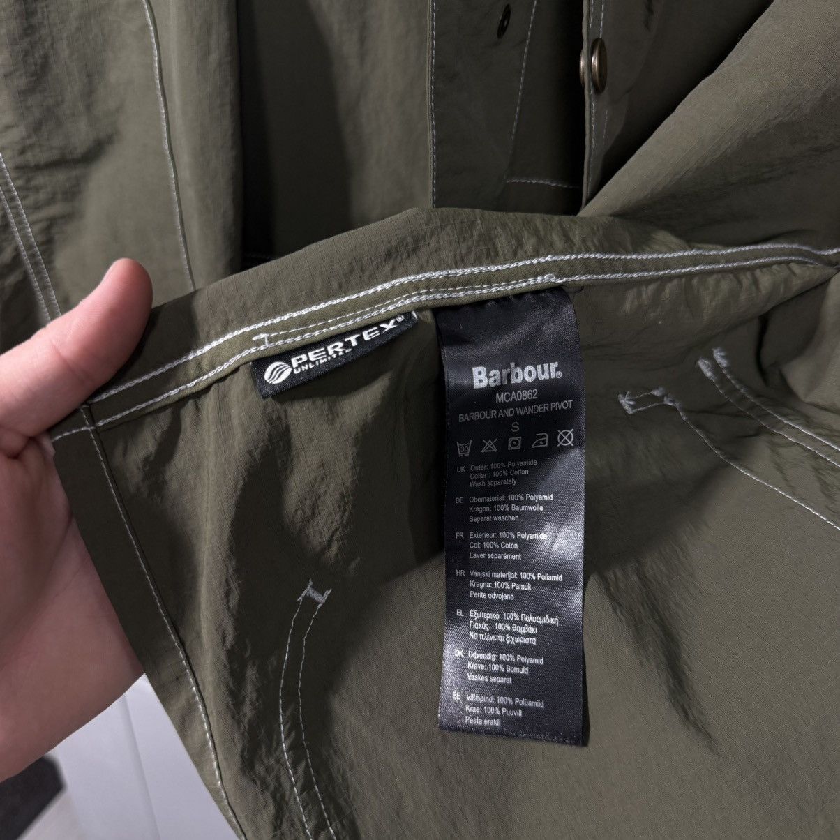 Barbour Vintage Barbour And Wander Nylon Jacket Size US S / EU 44-46 / 1 - 7 Thumbnail