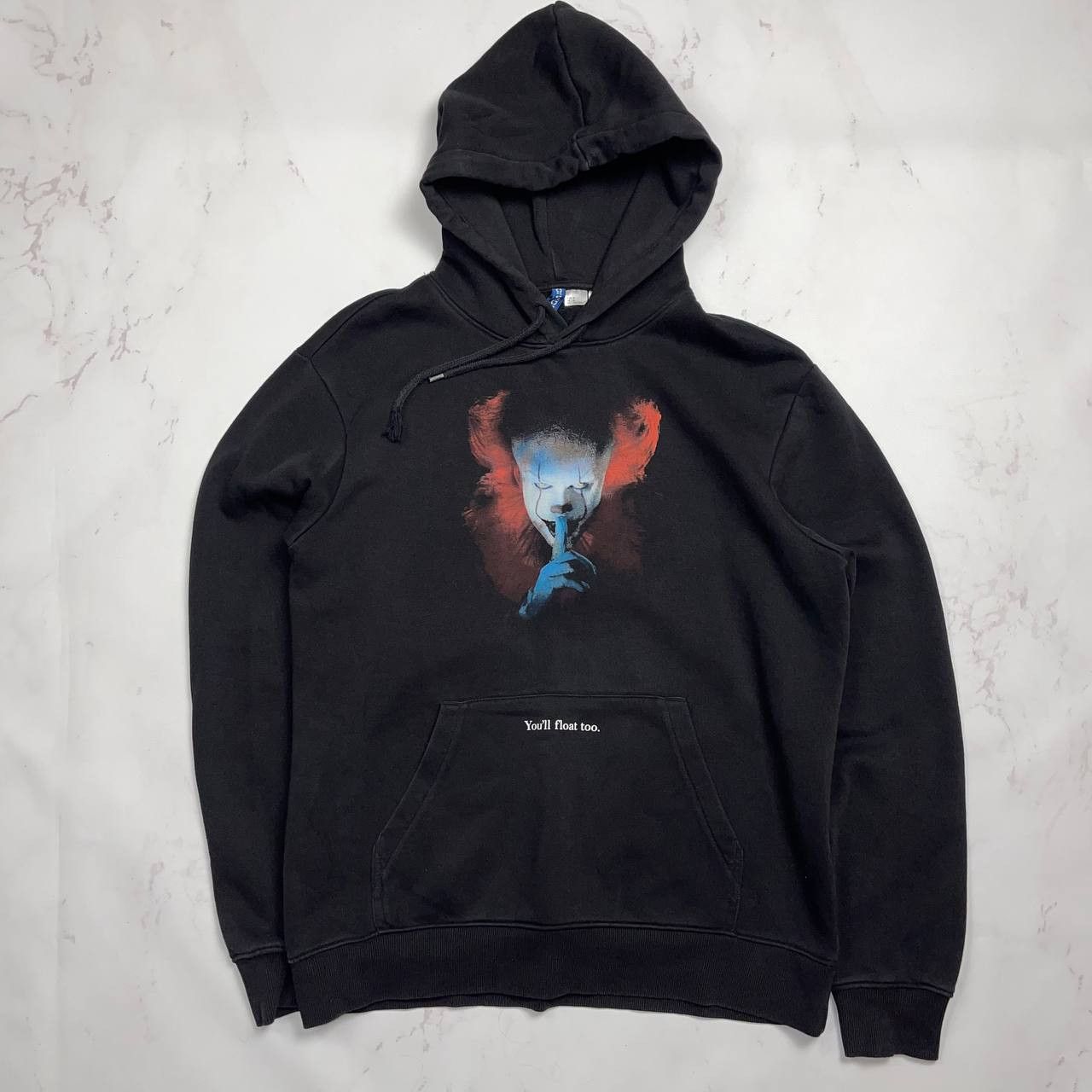 Vintage H&M WB The Movie “IT” You’ll Float Too Hoodie, Medium Size US M / EU 48-50 / 2 - 2 Thumbnail