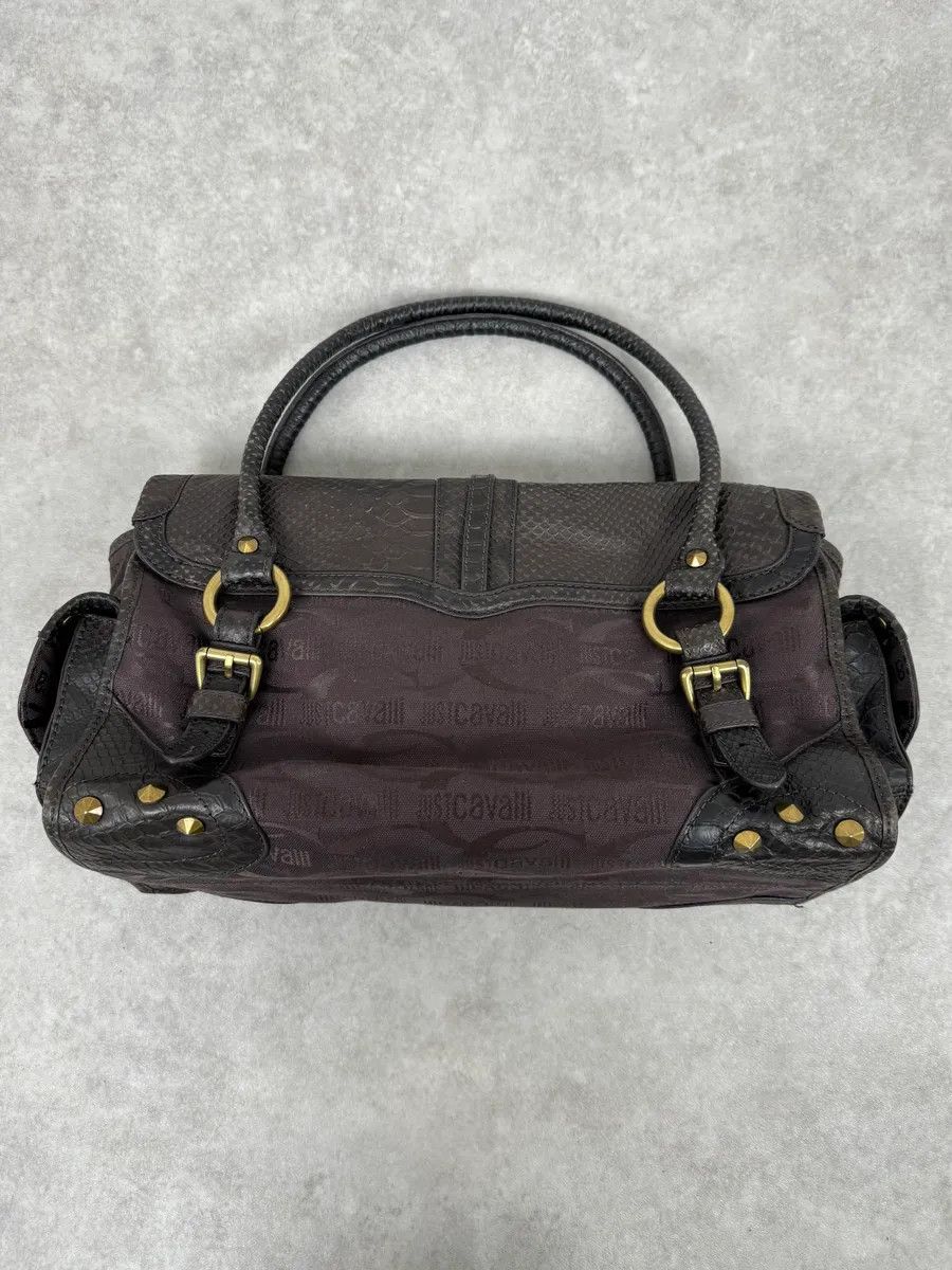 Roberto Cavalli AW2007 Cavalli Propaganda Brown Python Leather Bag Size ONE SIZE - 6 Thumbnail