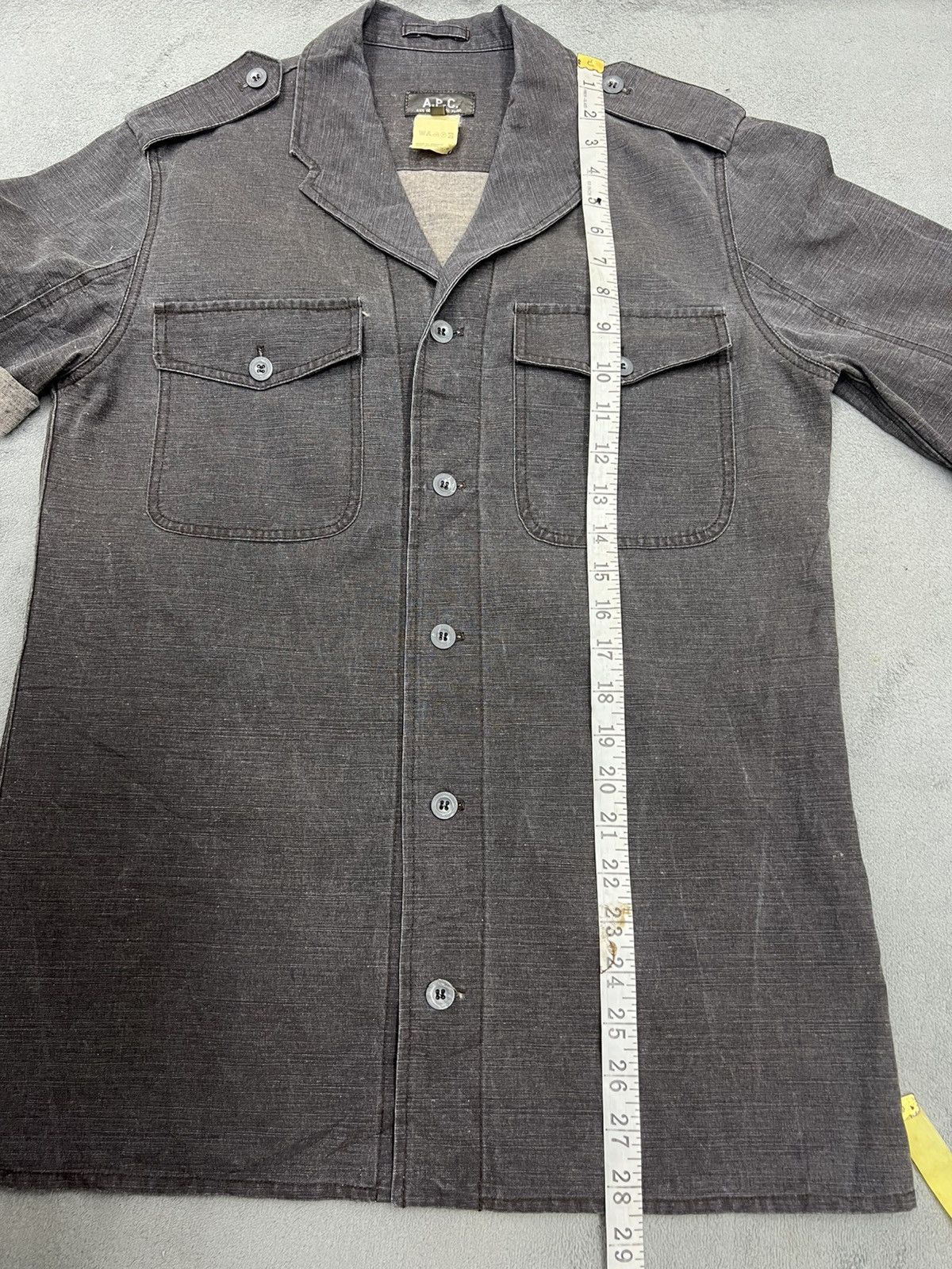 A.P.C. A.P.C DENIM MILITARY JACKET Size US M / EU 48-50 / 2 - 11 Thumbnail