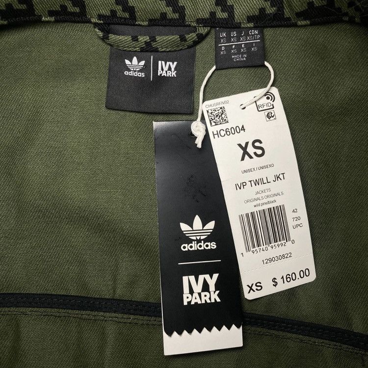 Adidas × Ivy Park Adidas x Ivy Park Jacket Men’s XS Twill Houndstooth Size US XS / EU 42 / 0 - 8 Thumbnail