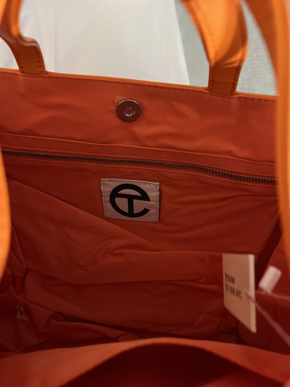 Telfar Telfar Shopping Bag Large Orange Size ONE SIZE - 5 Thumbnail