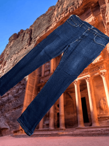 Carhartt × Vintage VINTAGE Skinny Jeans Blue Distressed Size 38" / US 16 / IT 52 - 1 Thumbnail