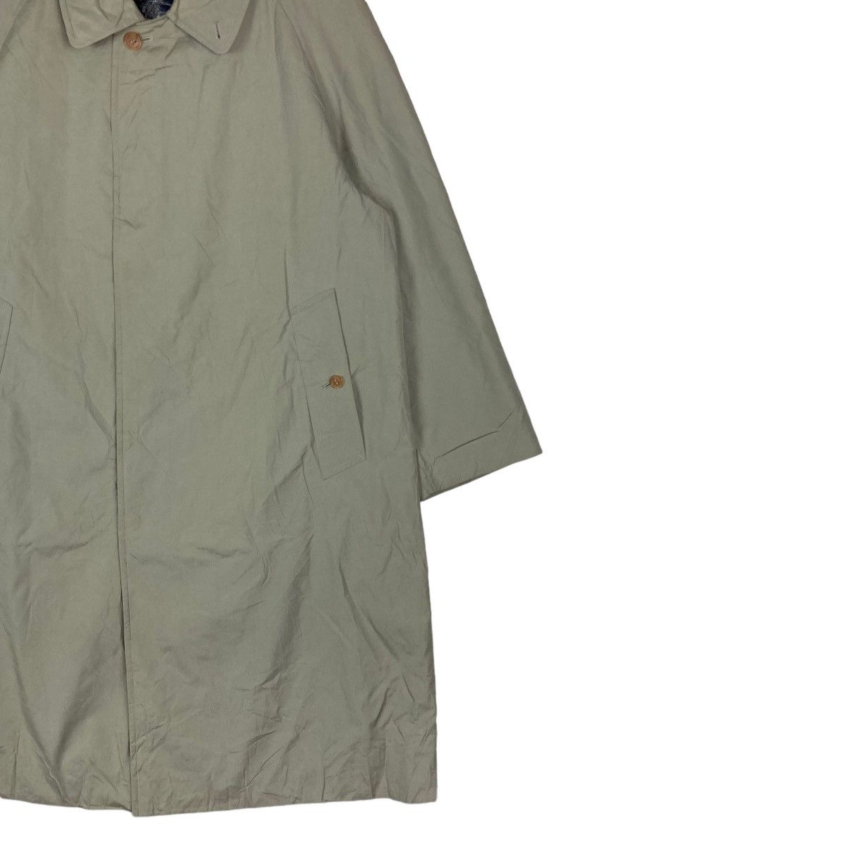 Burberry Burberrys’ Hidden Flat Button Trench Coat Long Jacket Size US M / EU 48-50 / 2 - 4 Thumbnail