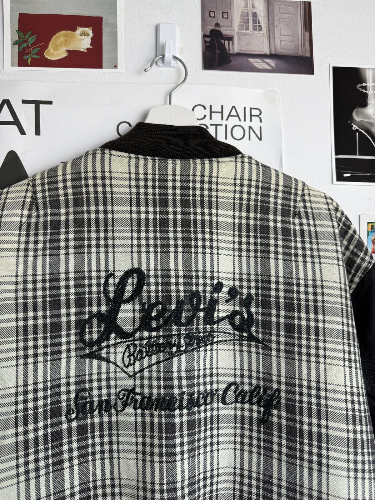 Levi's × Levi's Vintage Clothing × Vintage Vintage y2k Levi’s checked bomber jacket XL skate streetwear Size US XL / EU 56 / 4 - 3 Thumbnail