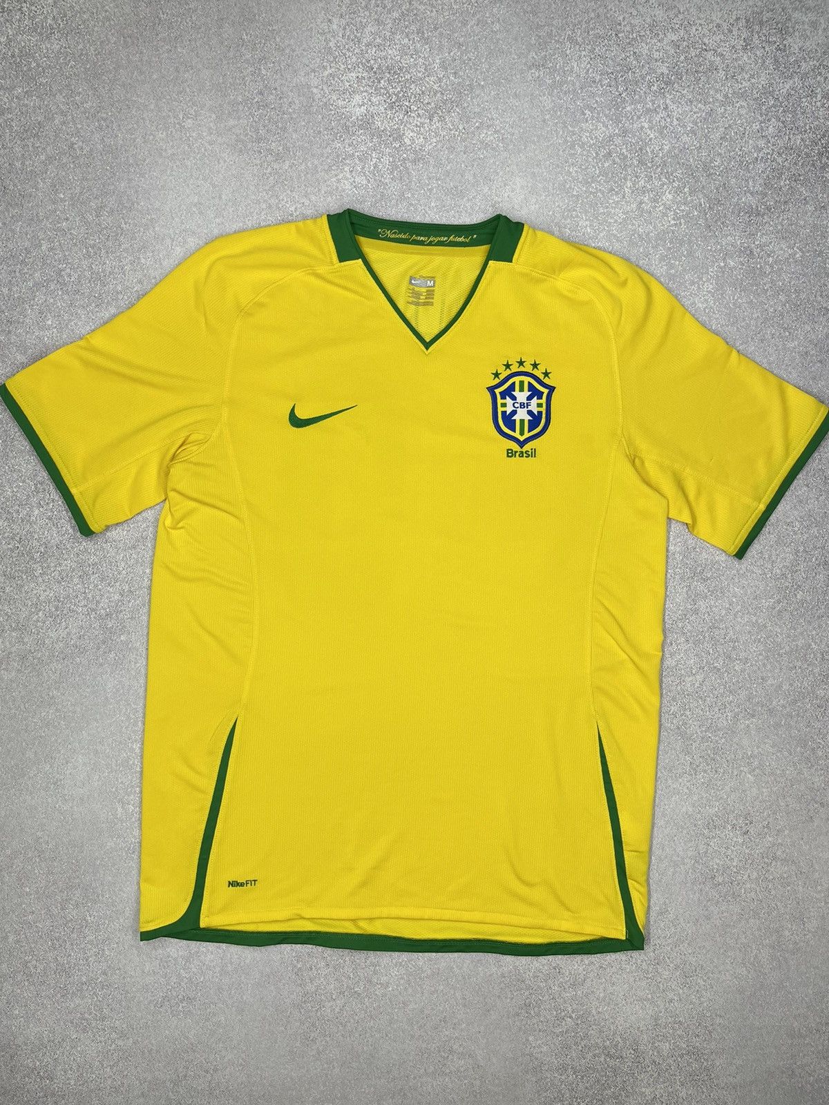 Nike Vintage Nike CBF Brazil Soccer Jersey Football Club Y2K Size US M / EU 48-50 / 2 - 2 Thumbnail