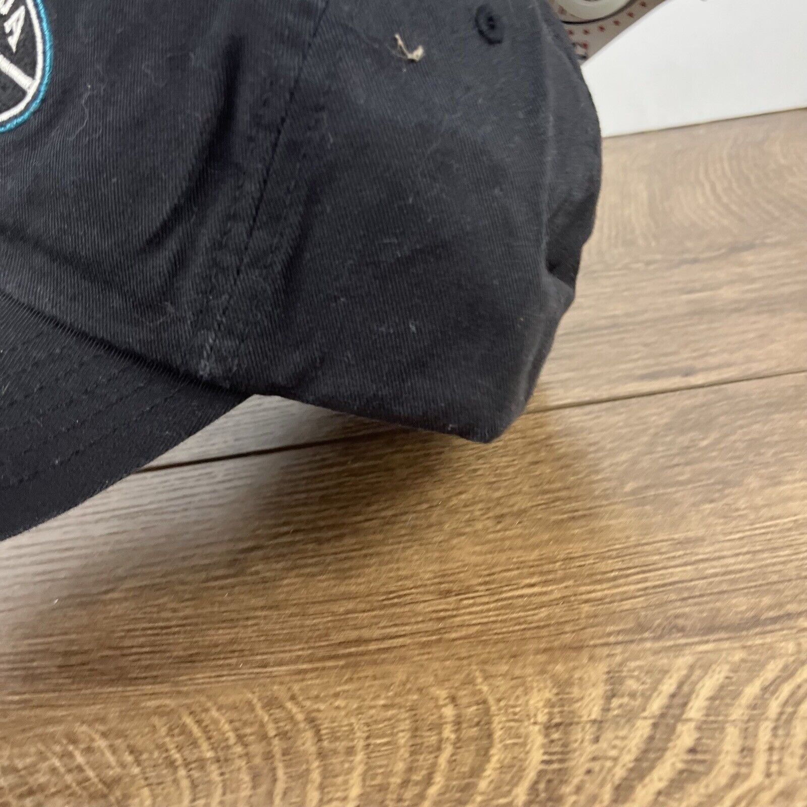 Other Florida Marlins MLB Hat Marlins Black Hat Adjustable Black A Size ONE SIZE - 8 Thumbnail