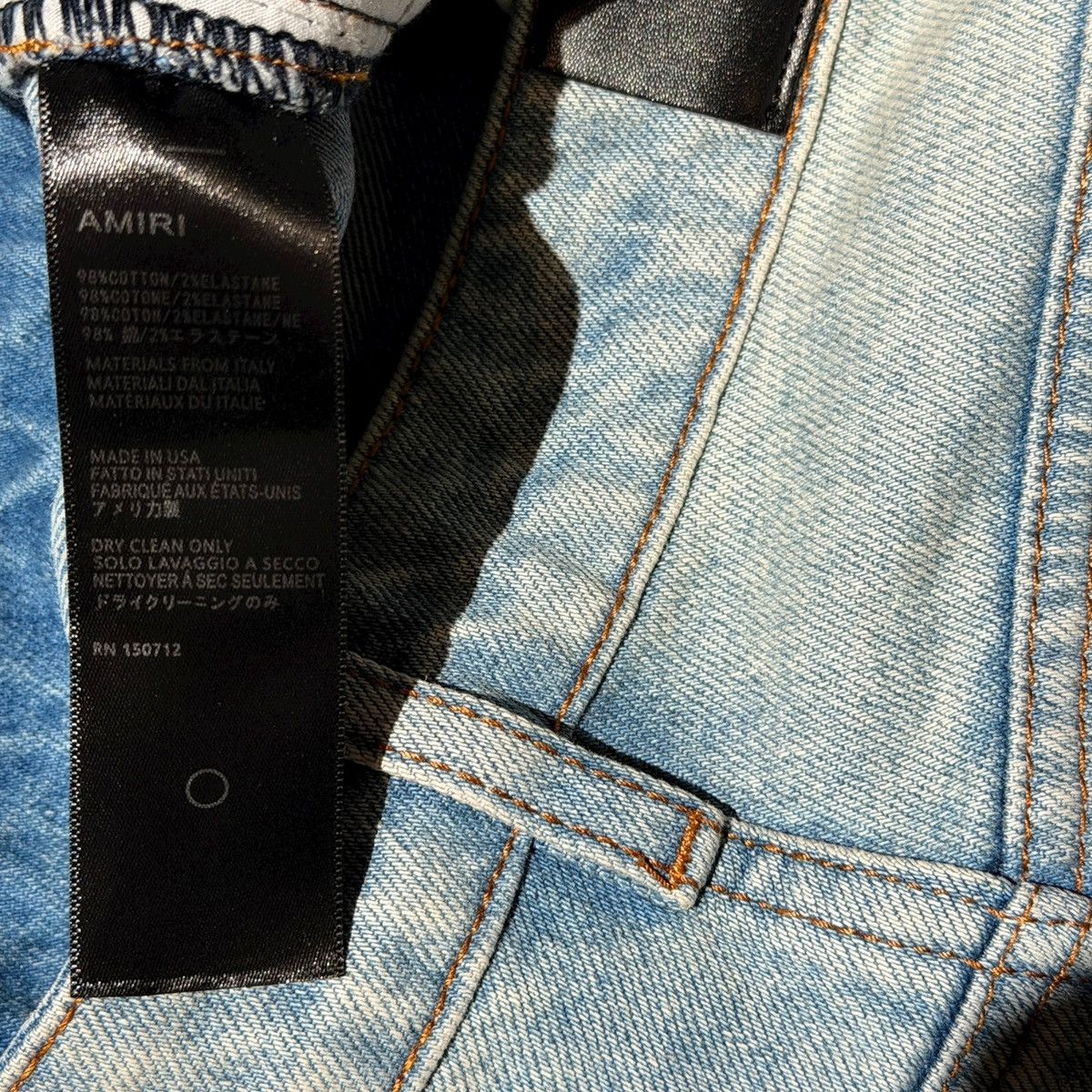 Amiri Baggy wide leg washed denim Size US 32 / EU 48 - 5 Thumbnail